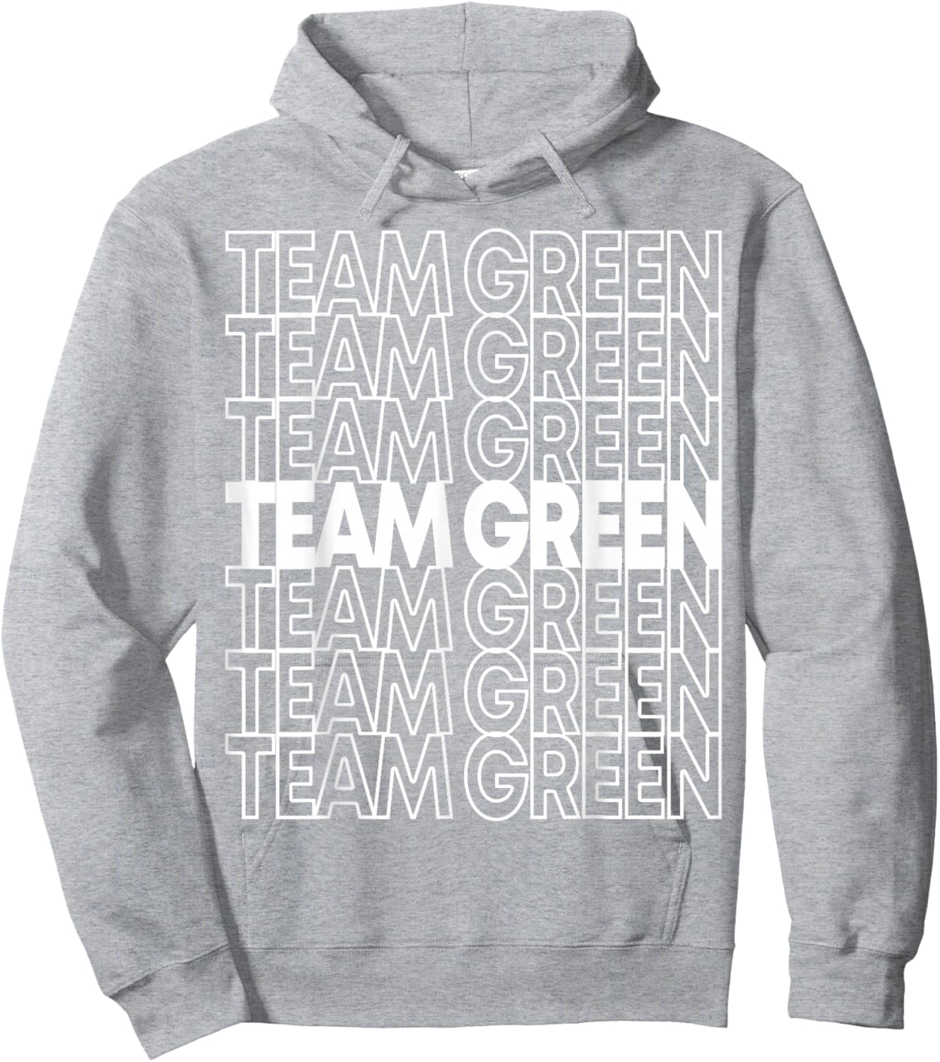 Team Green School Spirit Hoodie - Hoodie | Ash
