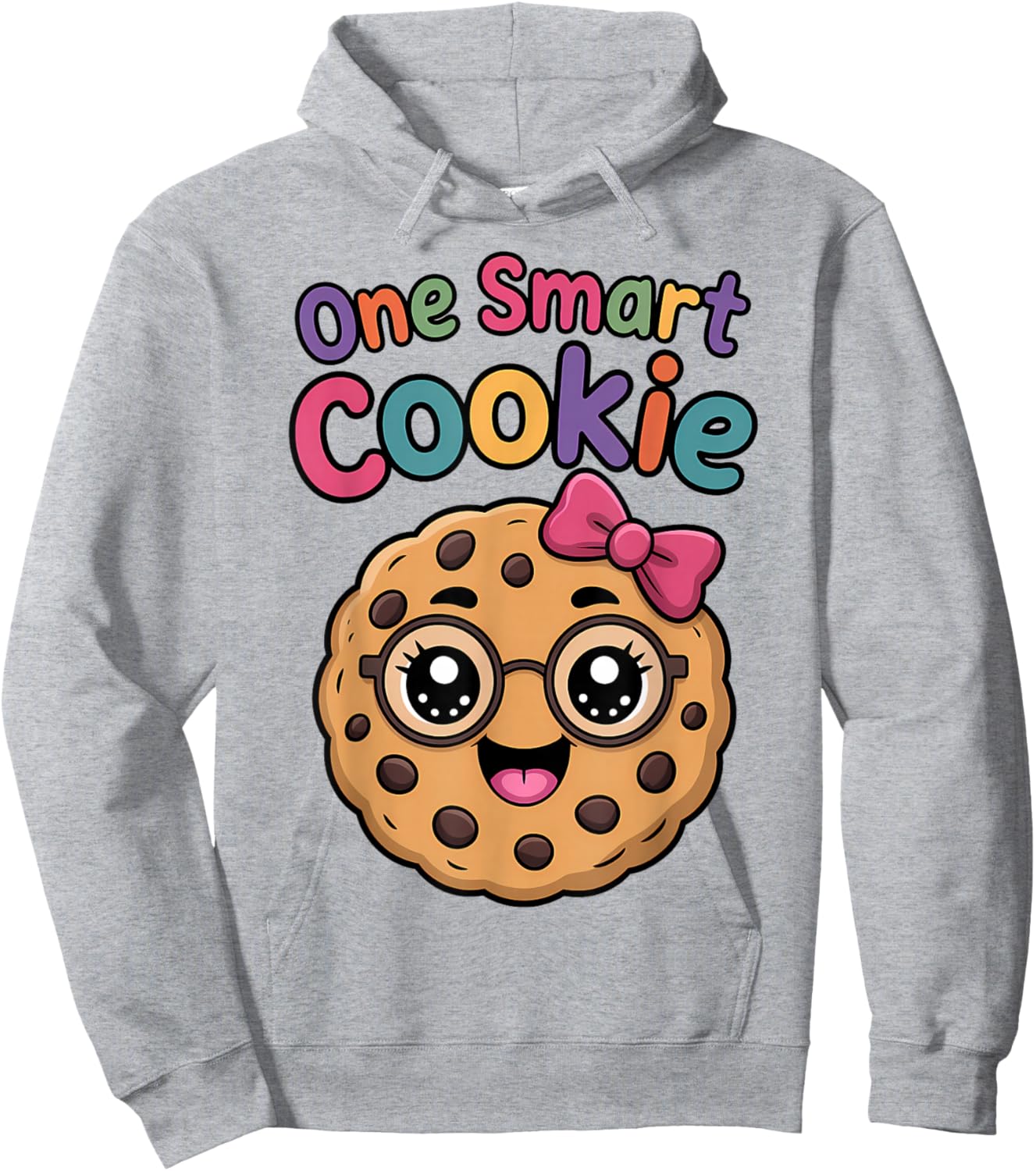 One Smart Cookie Funny Chocolate Chip Cookie Hoodie - Hoodie | Ash