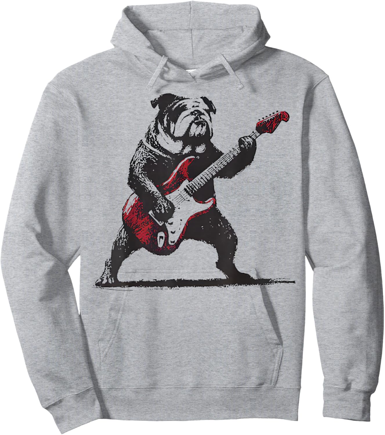 Rock Music Dog Hoodie - Hoodie | Ash
