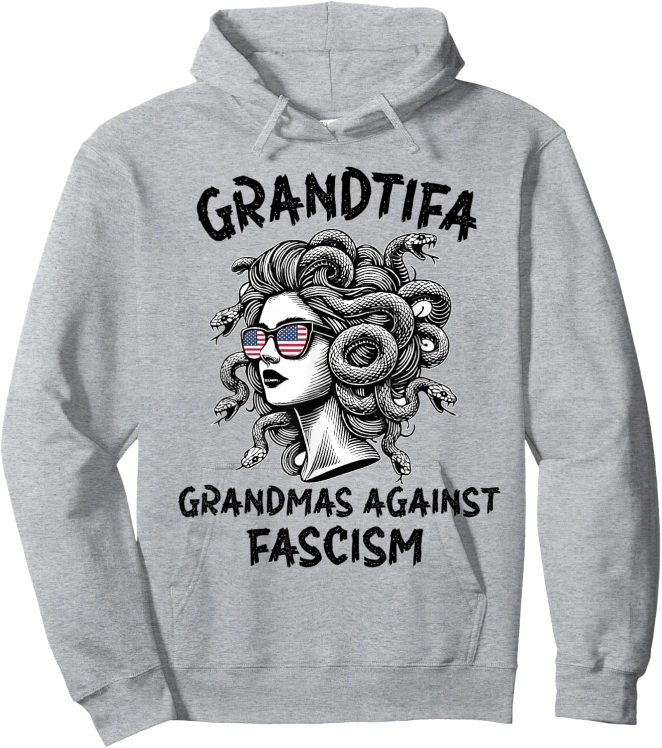 Protest Medusa Feminist Hoodie - Hoodie | Ash