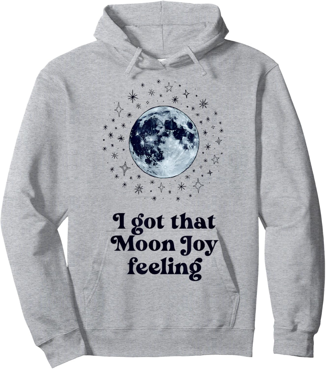 Cute Retro, I Got The Moon Joy Feeling Hoodie - Hoodie | Ash