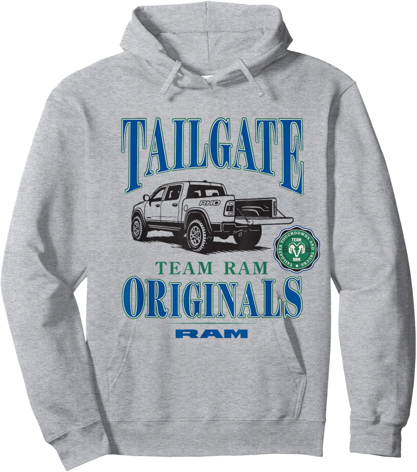 RAM Trucks for Life Officially Licensed Hoodie - Hoodie | Ash