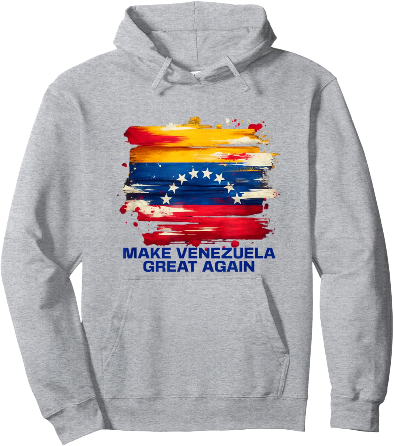 Make Venezuela Great Again Flag Design Hoodie - Hoodie | Ash