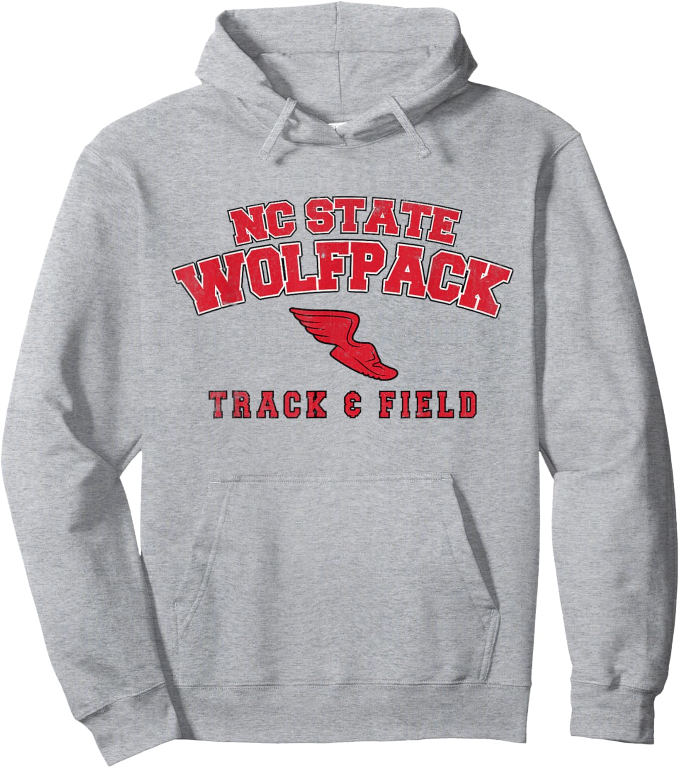 NC State Wolfpack Track and Field Hoodie - Hoodie | Ash