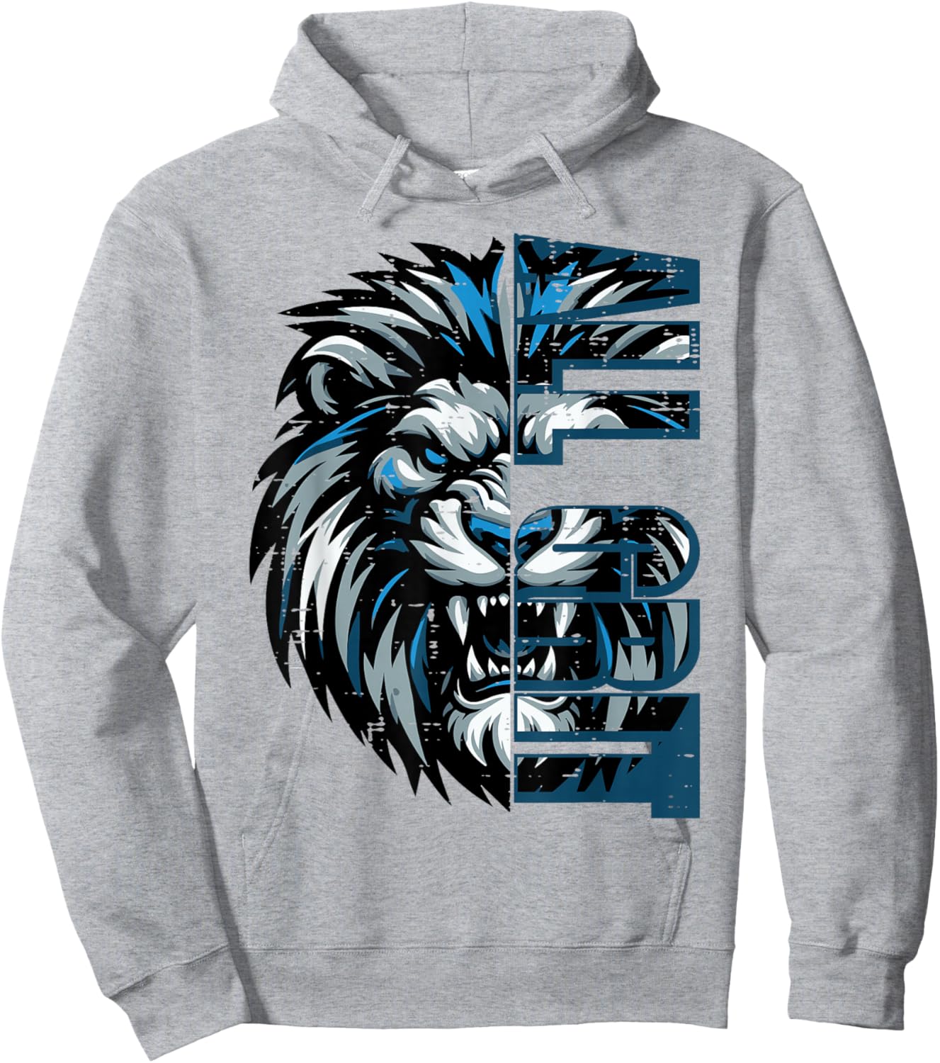 Lion Women Kids Boys Girls Men Youth Teen Hoodie - Hoodie | Ash