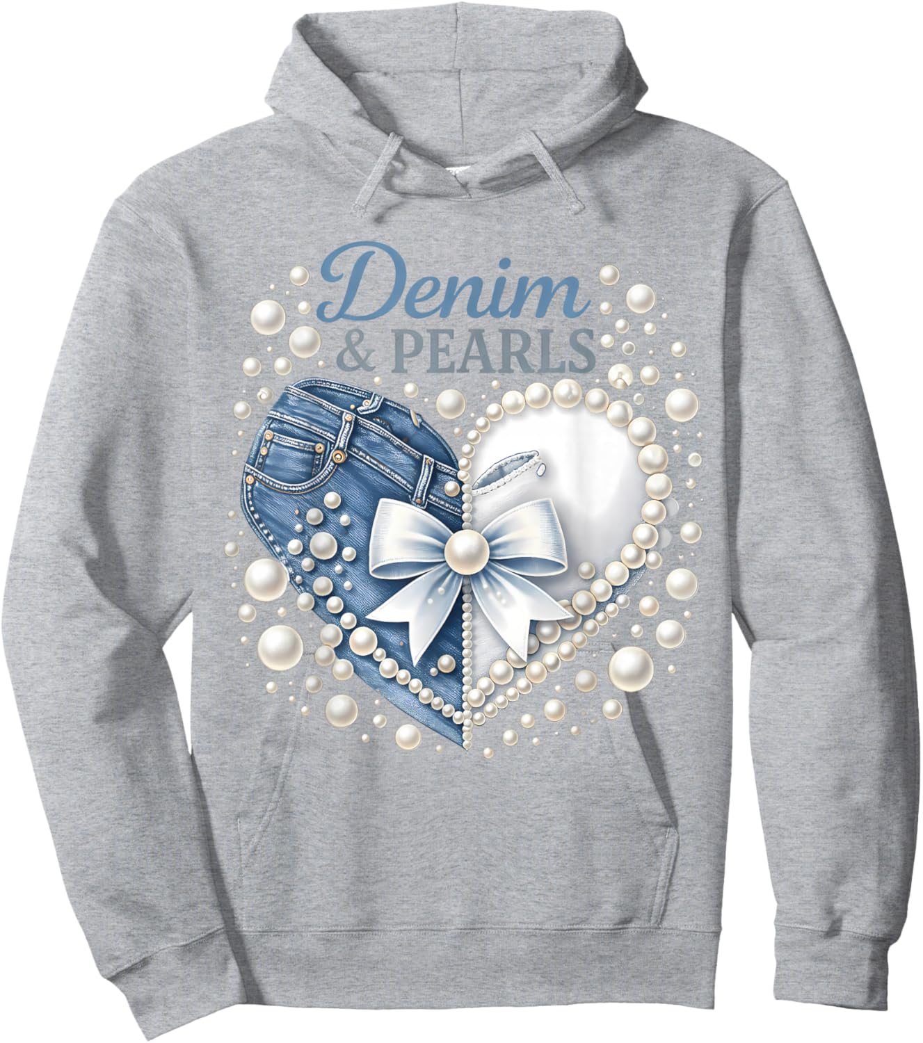 Pearl and Denim Mood Cowgirl Ladies Girls Women Hoodie - Hoodie | Ash