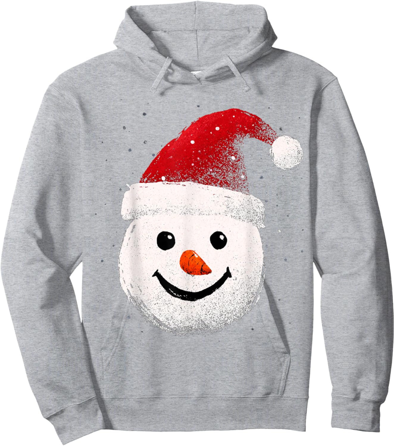 Snowman Christmas White Hoodie - Hoodie | Ash