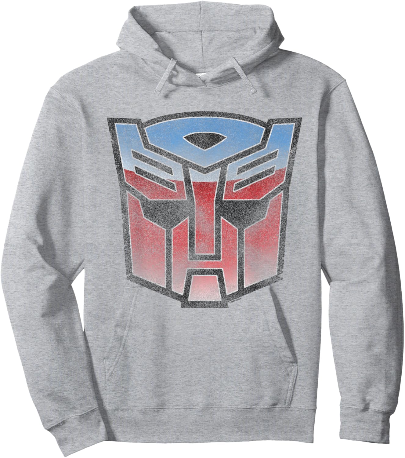 Transformers Distressed Autobot Sigil Hoodie - Hoodie | Ash