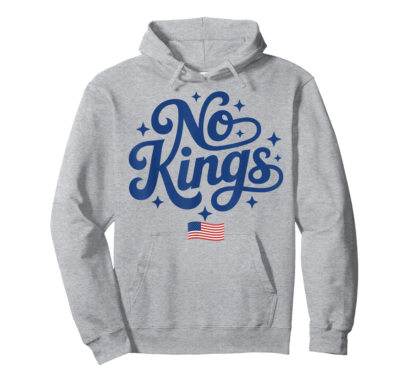 No Kings in America American Flag USA T-Shirt