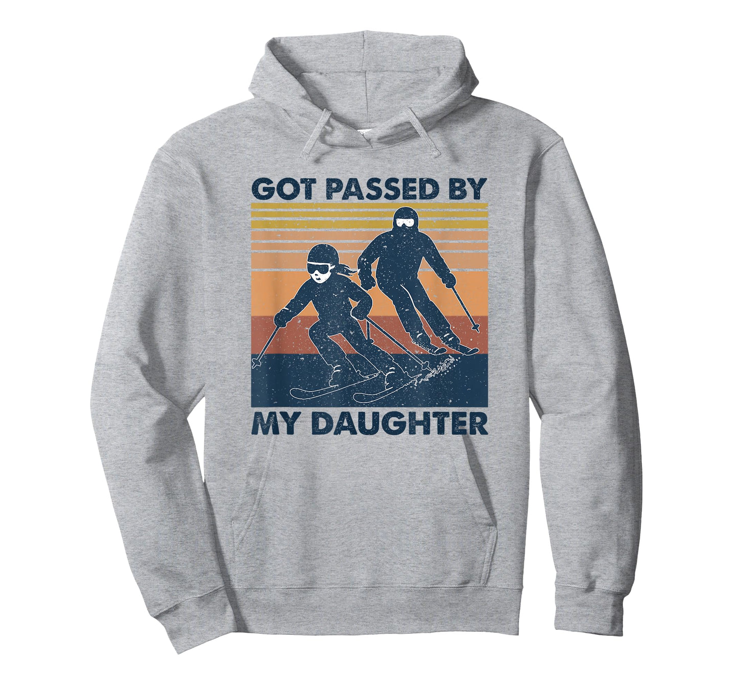 Got Passed by My Daughter Funny Skiing T-Shirt