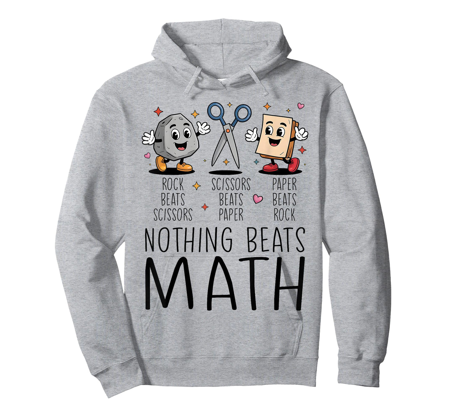 Nothing Beats Math Rock Paper Scissors T-Shirt