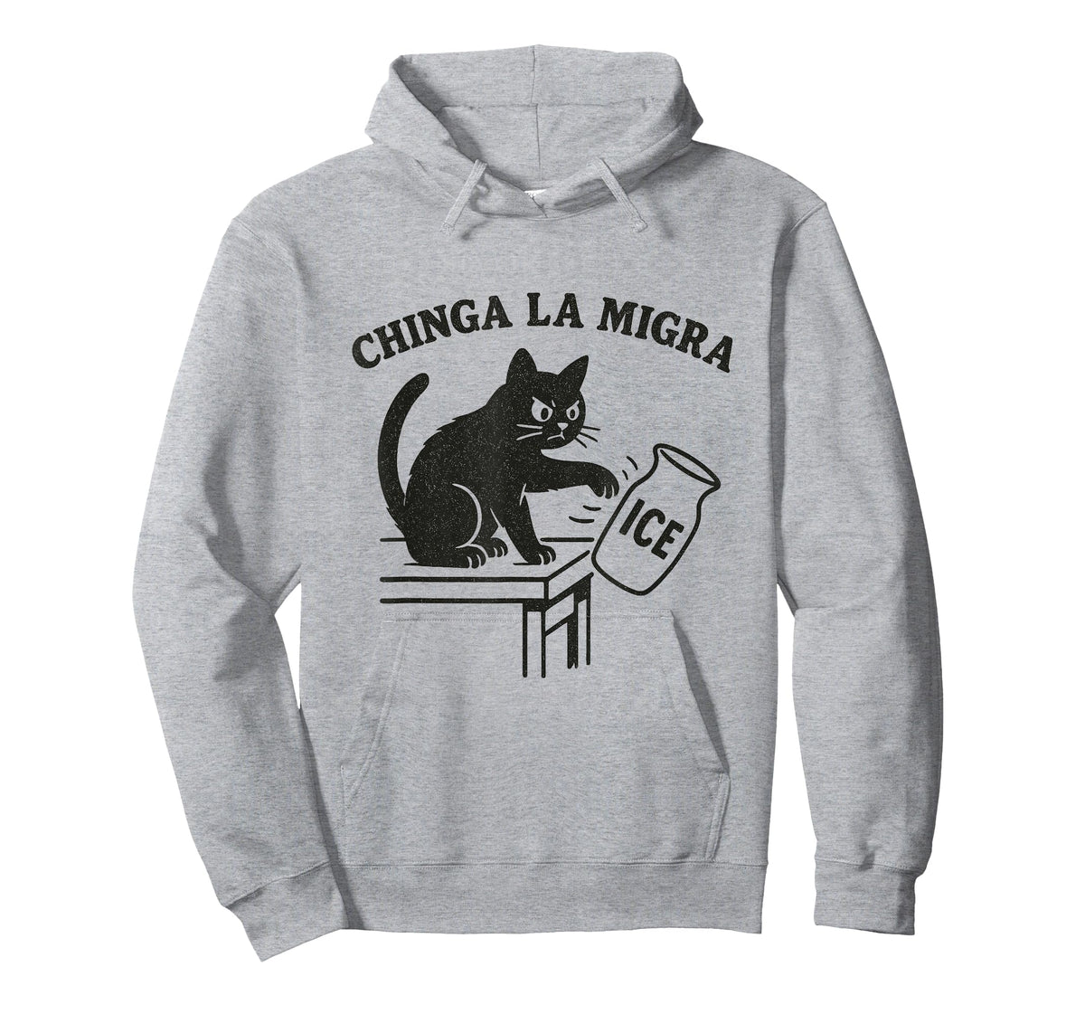 Chinga La Migra Funny Cat T-Shirt