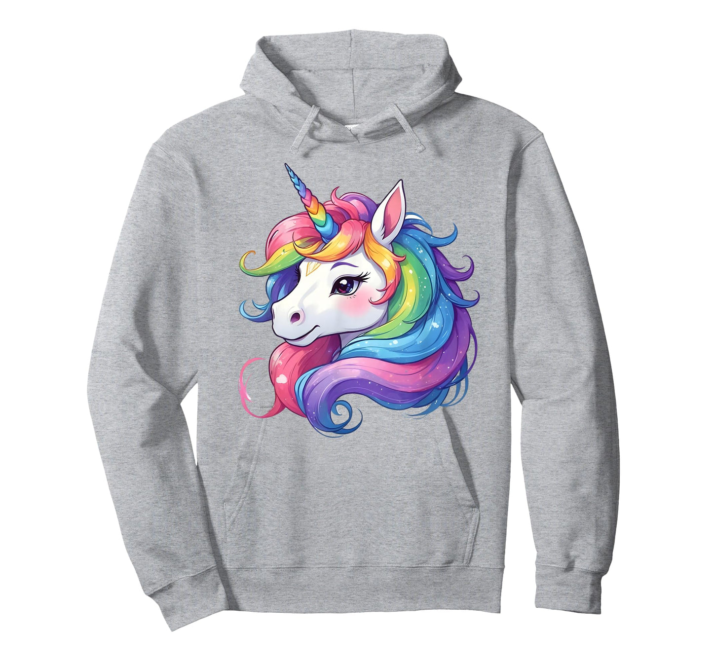 Cute Unicorn with Rainbow Mane Unicorn T-Shirt