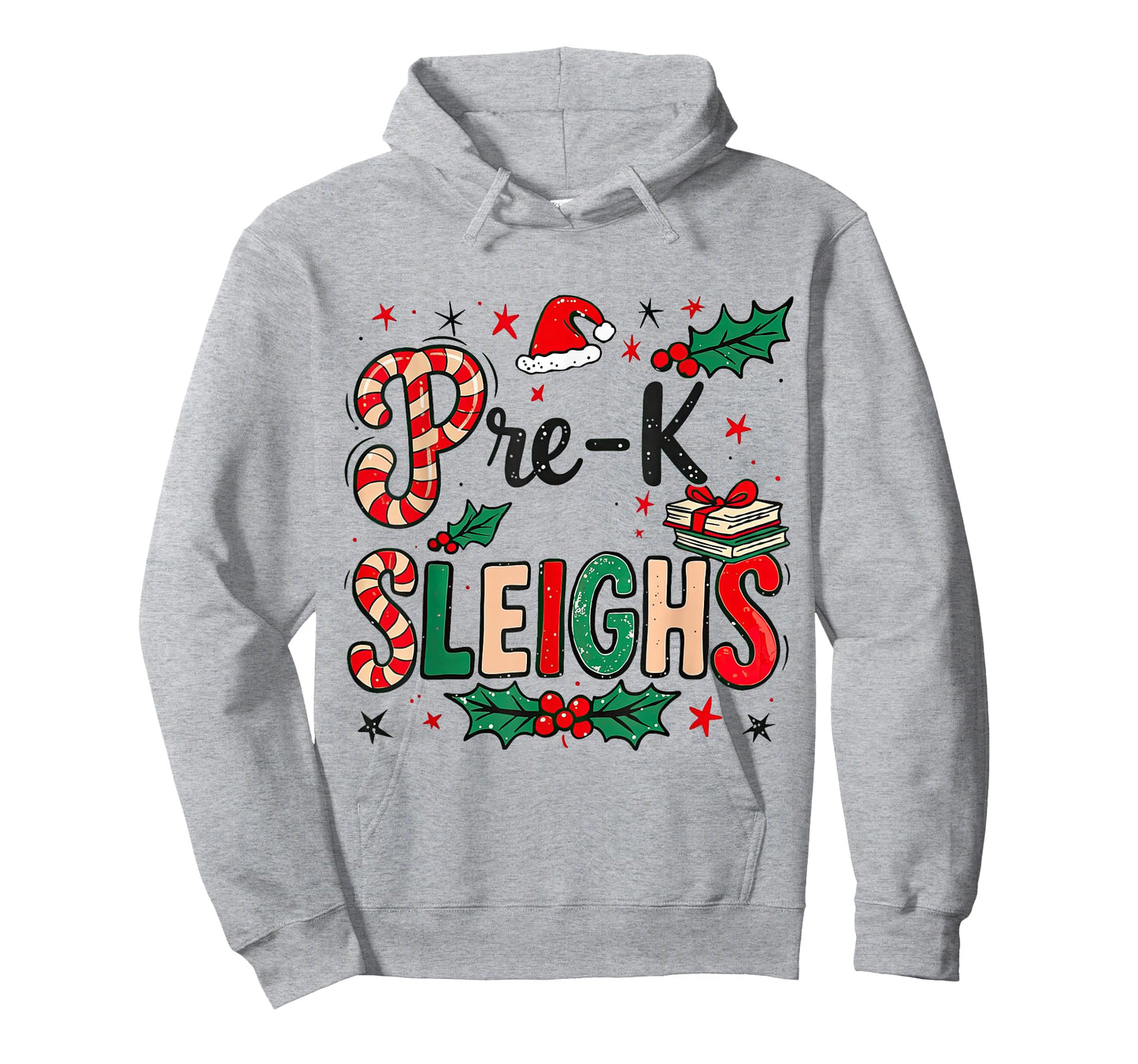 Pre-K Sleighs Funny Christmas Teacher T-Shirt