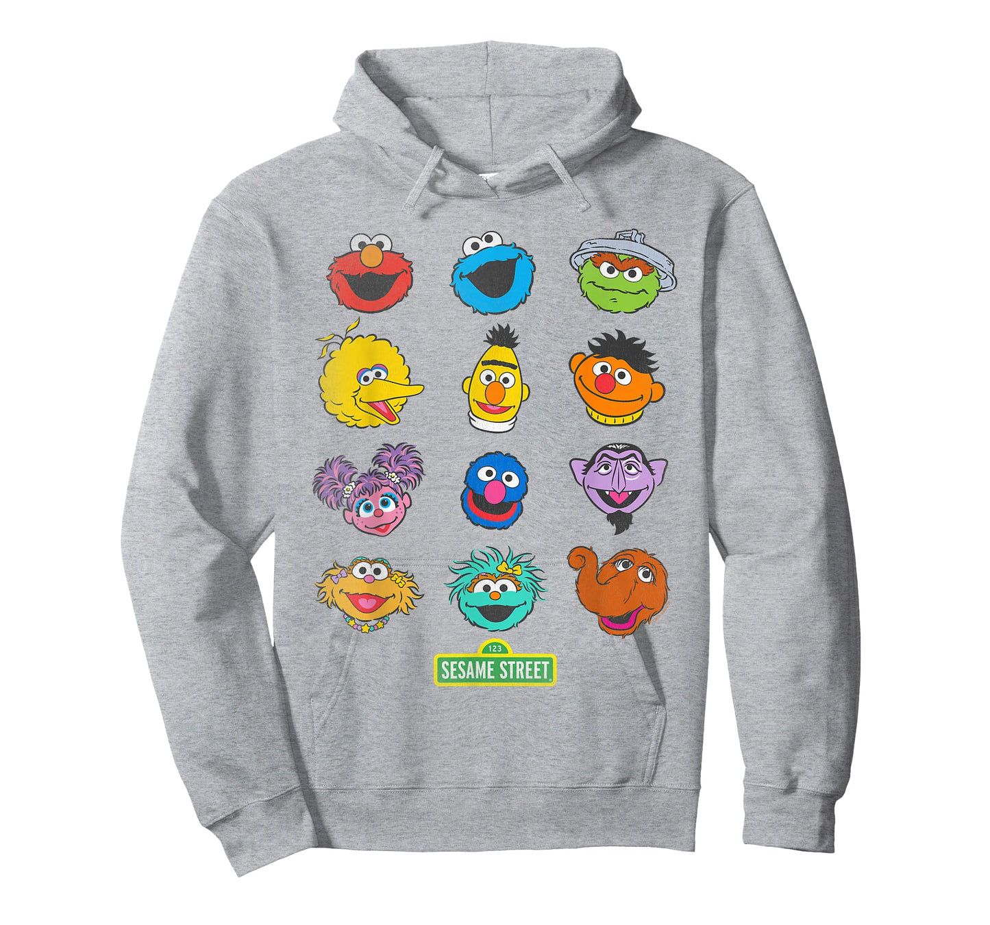 Sesame Street Character Heads T-Shirt