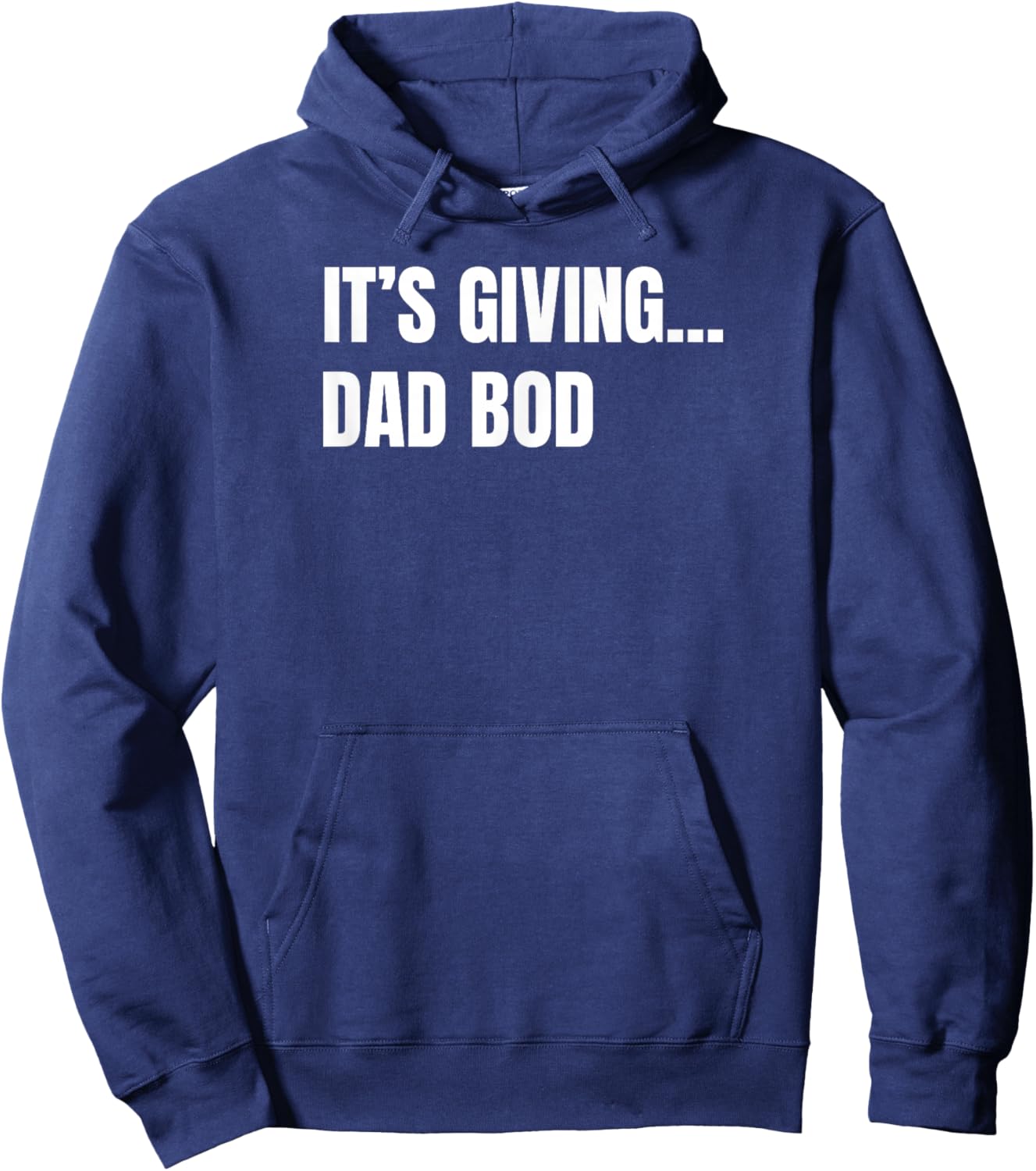 It's Giving Dad BOD Hoodie - Hoodie | Navy