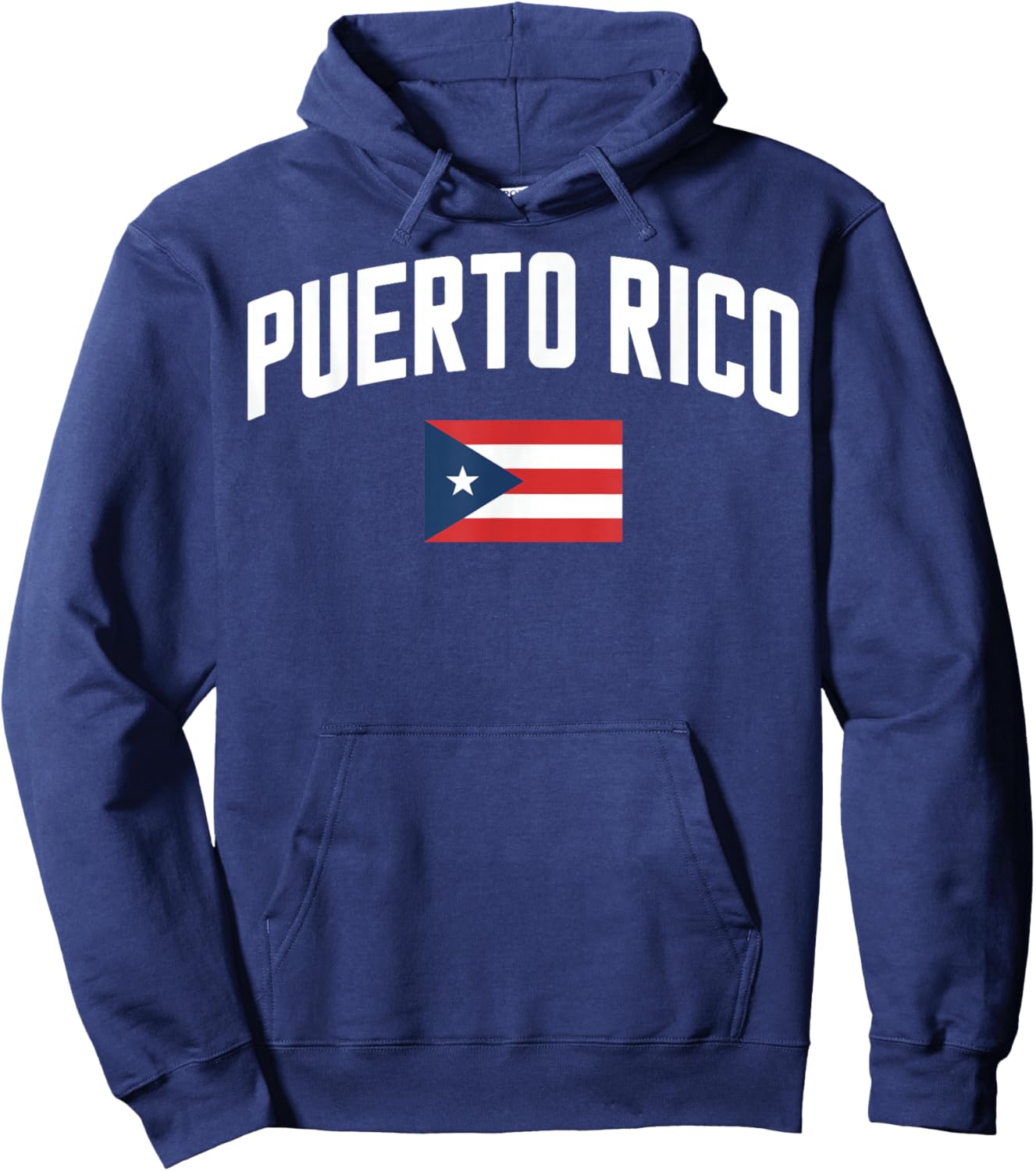 Puerto Rico Flag Souvenir Boricua Pride Design Hoodie - Hoodie | Navy