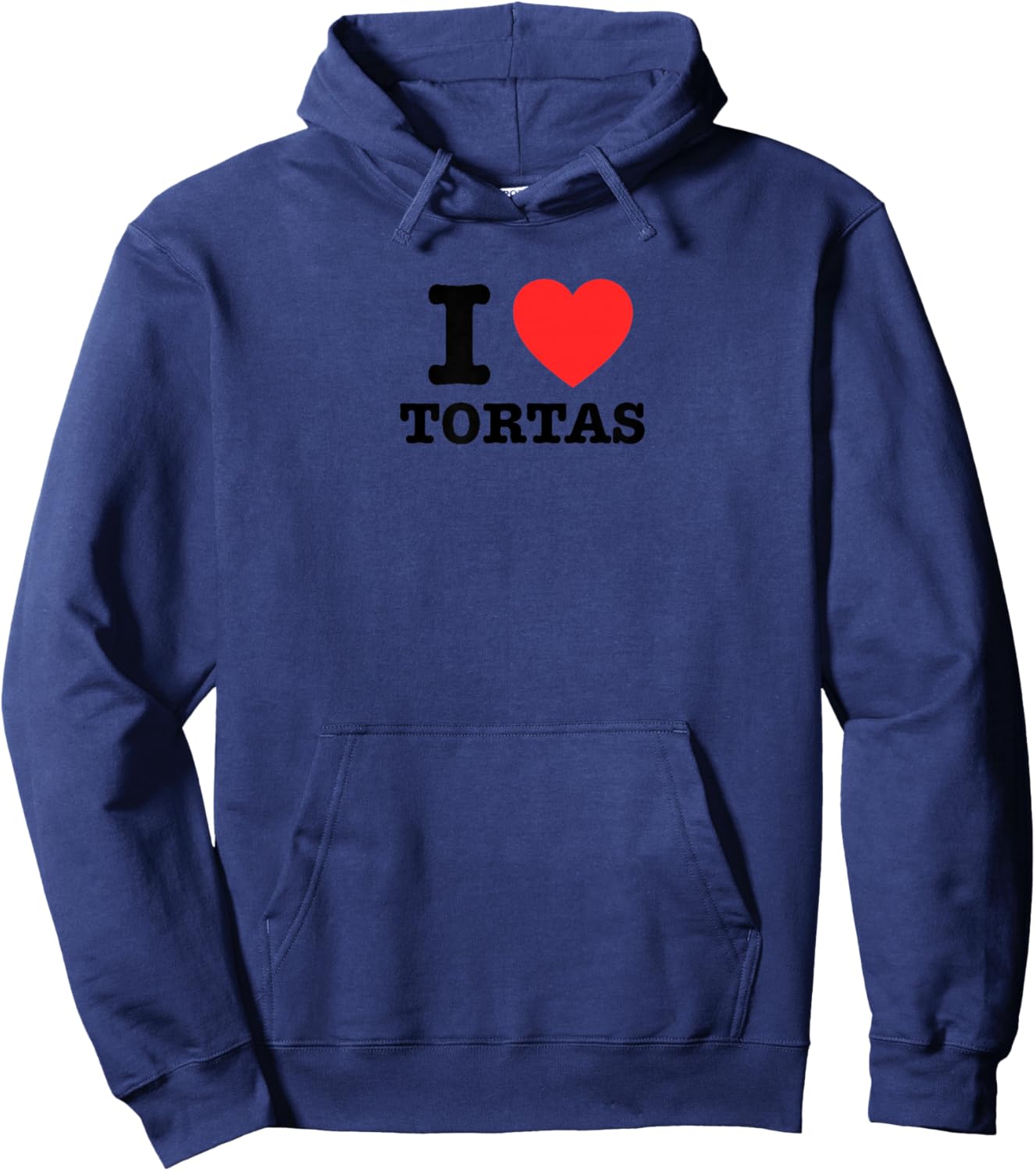 I Love Tortas Hoodie - Hoodie | Navy