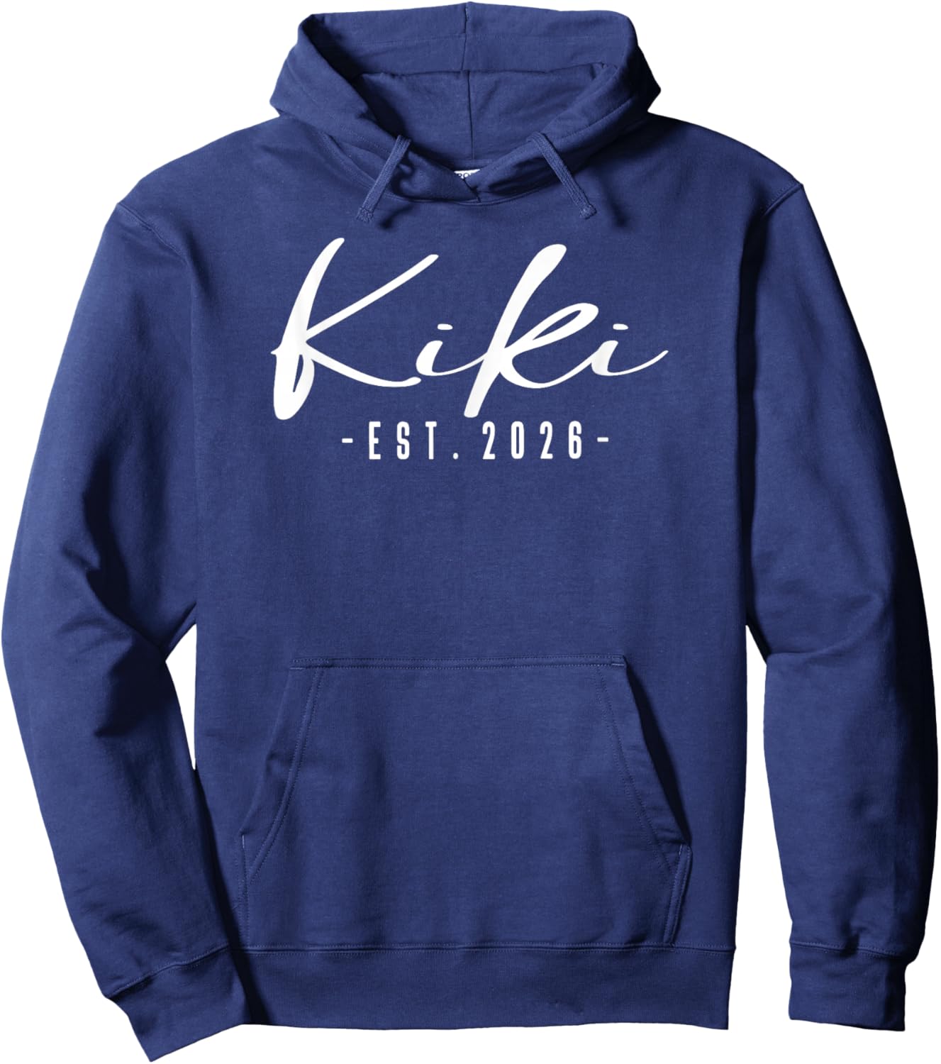 Kiki Est 2026 Baby Announcement New Kiki Hoodie - Hoodie | Navy