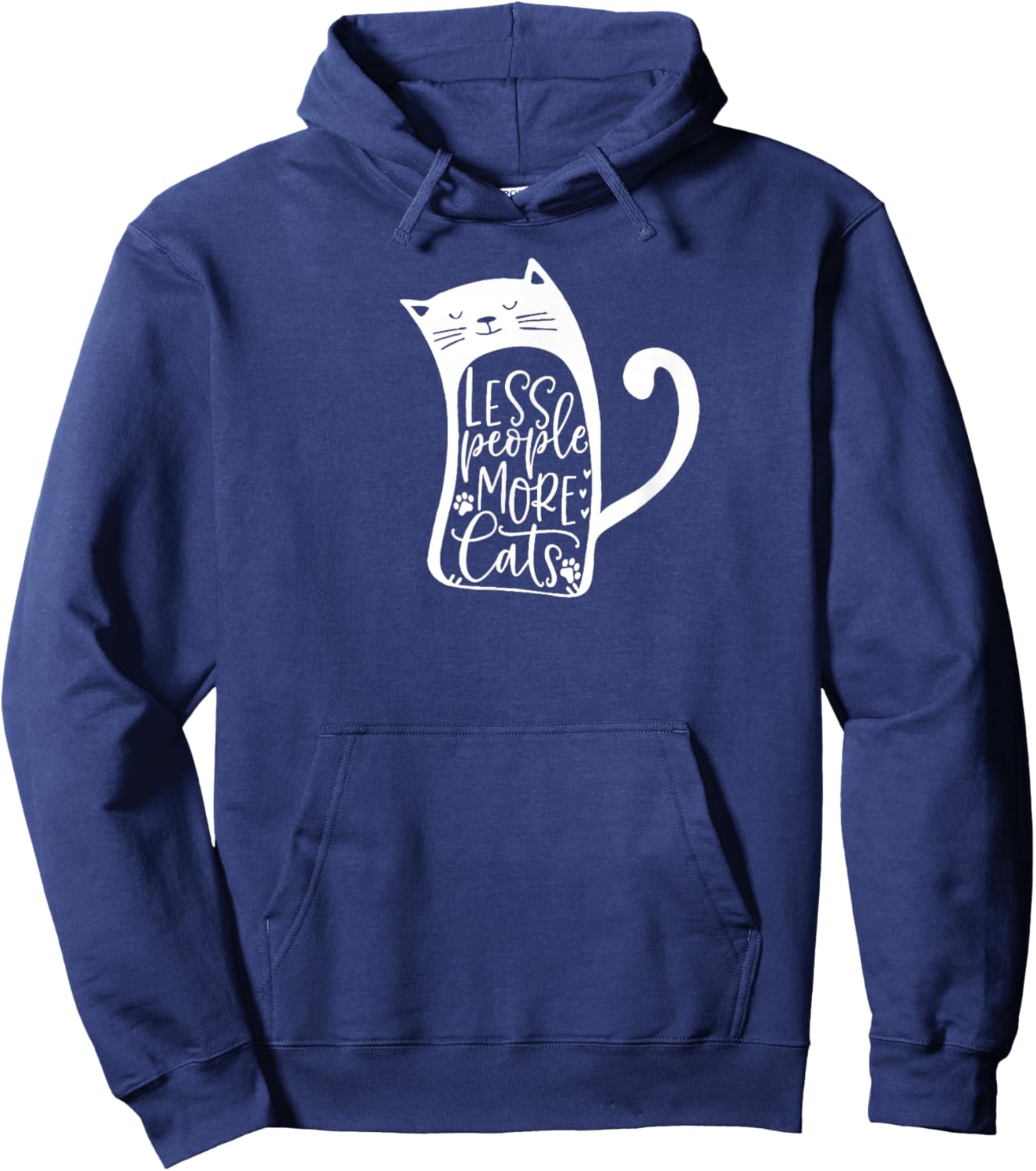 Cute Cat Lover Kitty Pet Hoodie - Hoodie | Navy