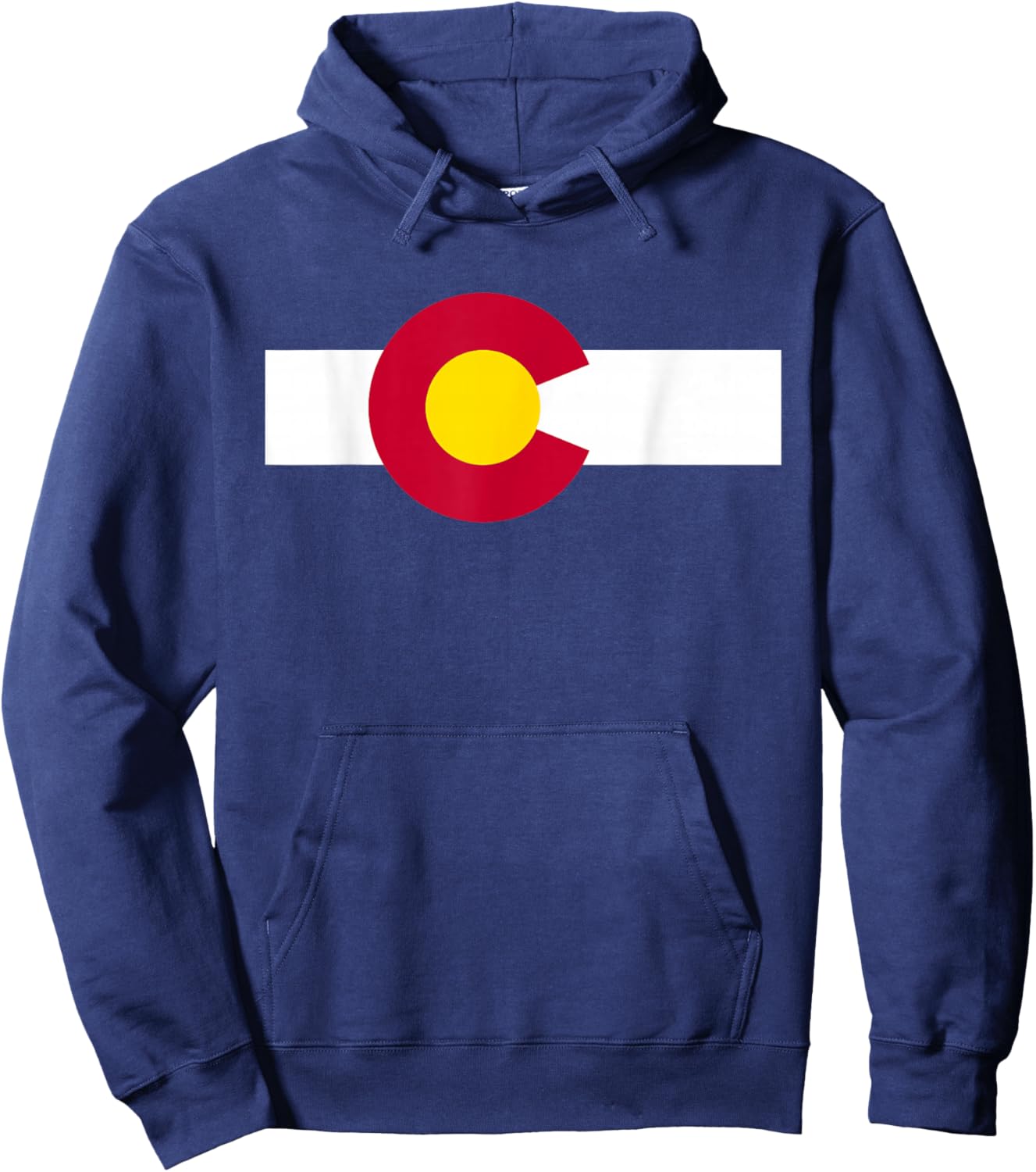 Colorado State Flag Colorado Pride Hoodie - Hoodie | Navy
