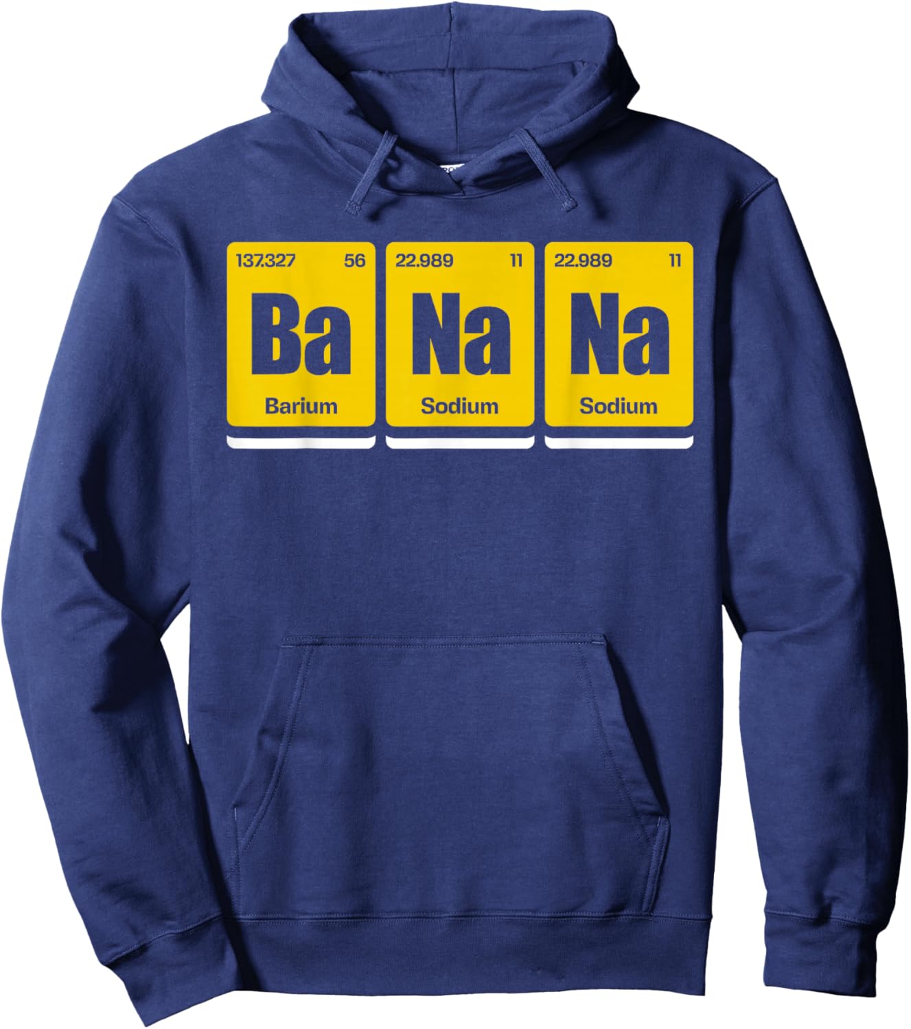 Banana Periodic Table of Elements Hoodie - Hoodie | Navy