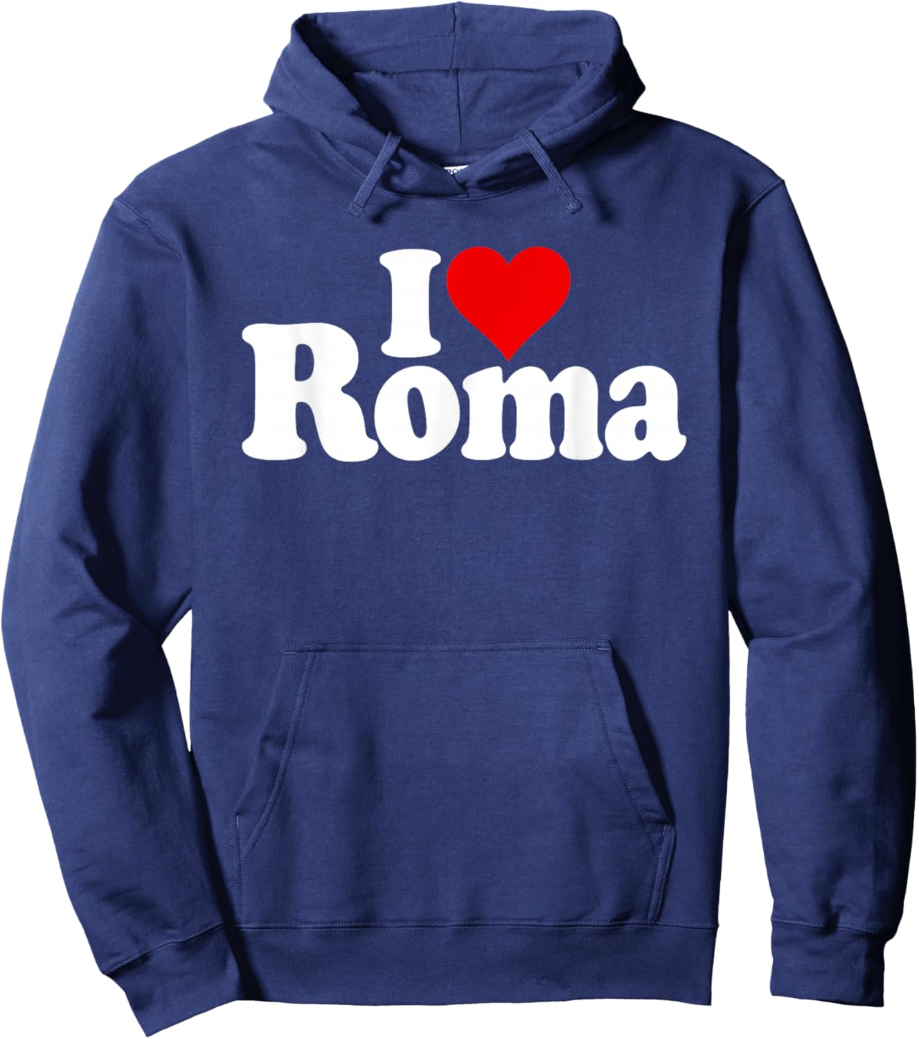 I Love Heart Roma Rome Italy Italia Hoodie - Hoodie | Navy