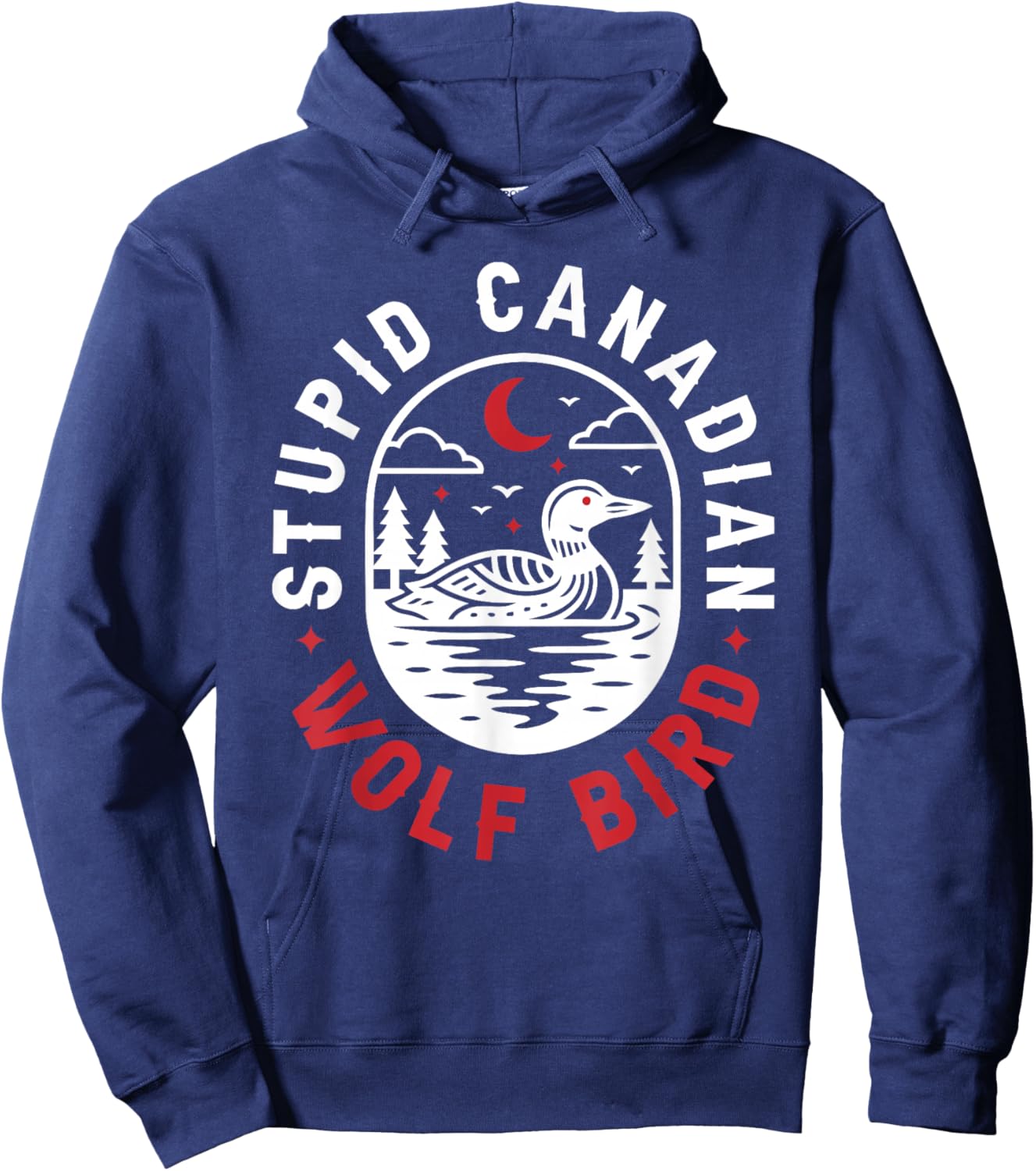 Sarcastic Loon Bird Hoodie - Hoodie | Navy
