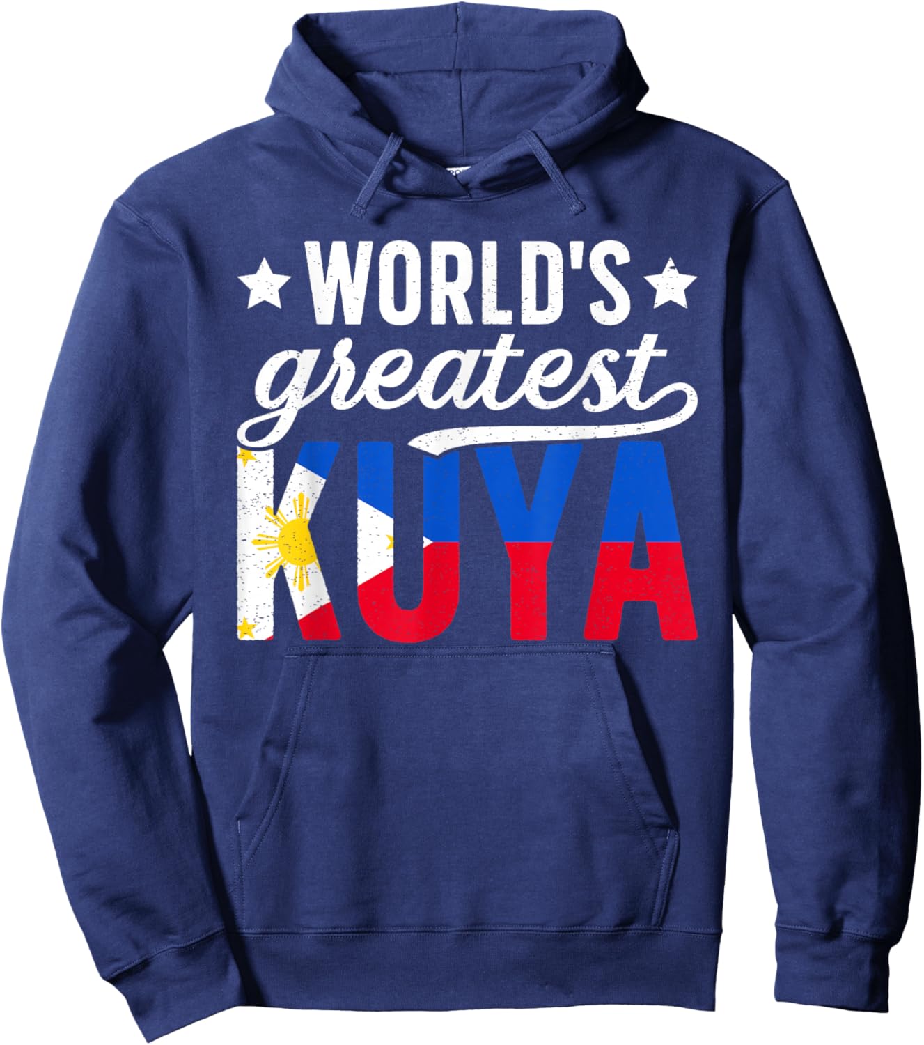 World's Greatest Kuya Filipino Older Brother Hoodie - Hoodie | Navy