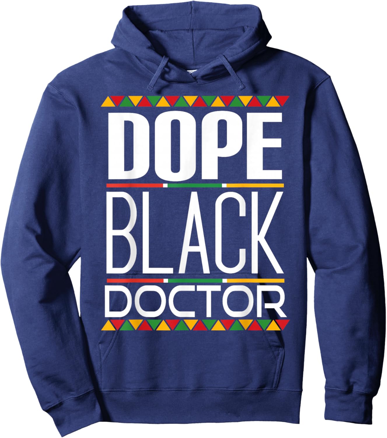 Dope Black Doctor Black History Month Hoodie - Hoodie | Navy