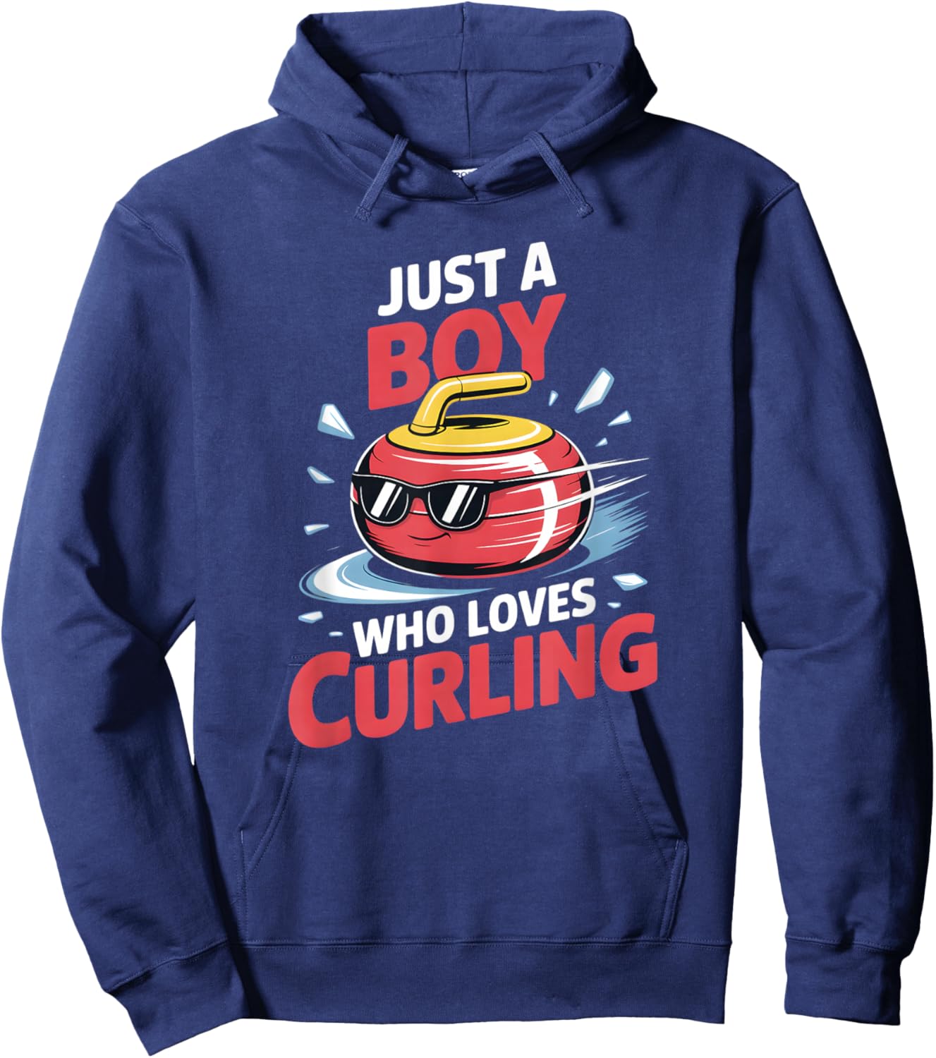 Boys Curling Hoodie - Hoodie | Navy