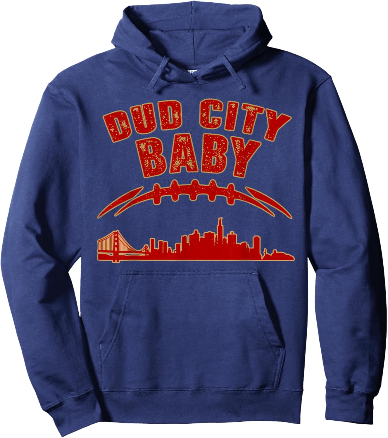 Dub City Baby Football Fan Hoodie - Hoodie | Navy
