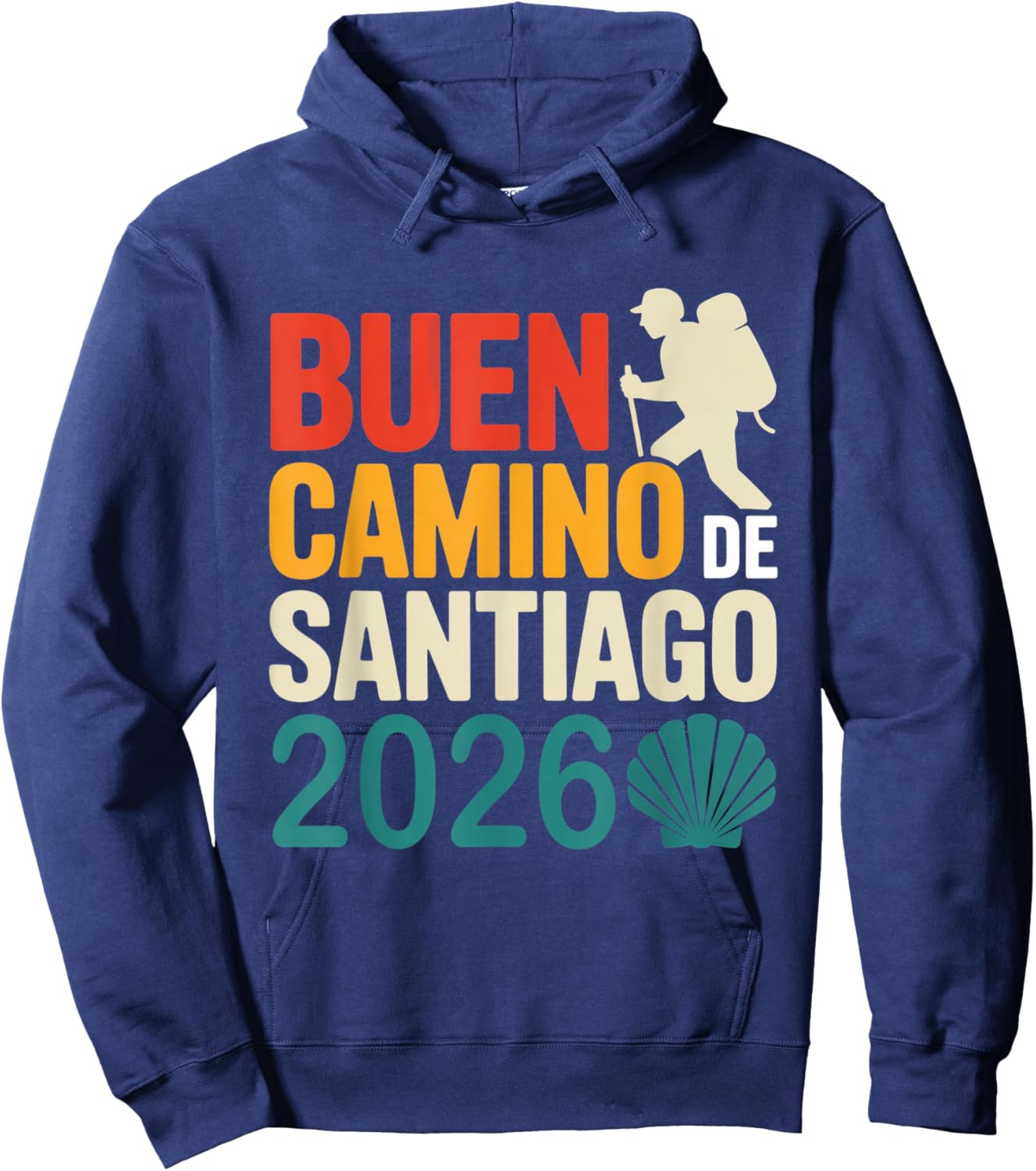 Camino de Santiago 2026 Way of St. James Hoodie - Hoodie | Navy