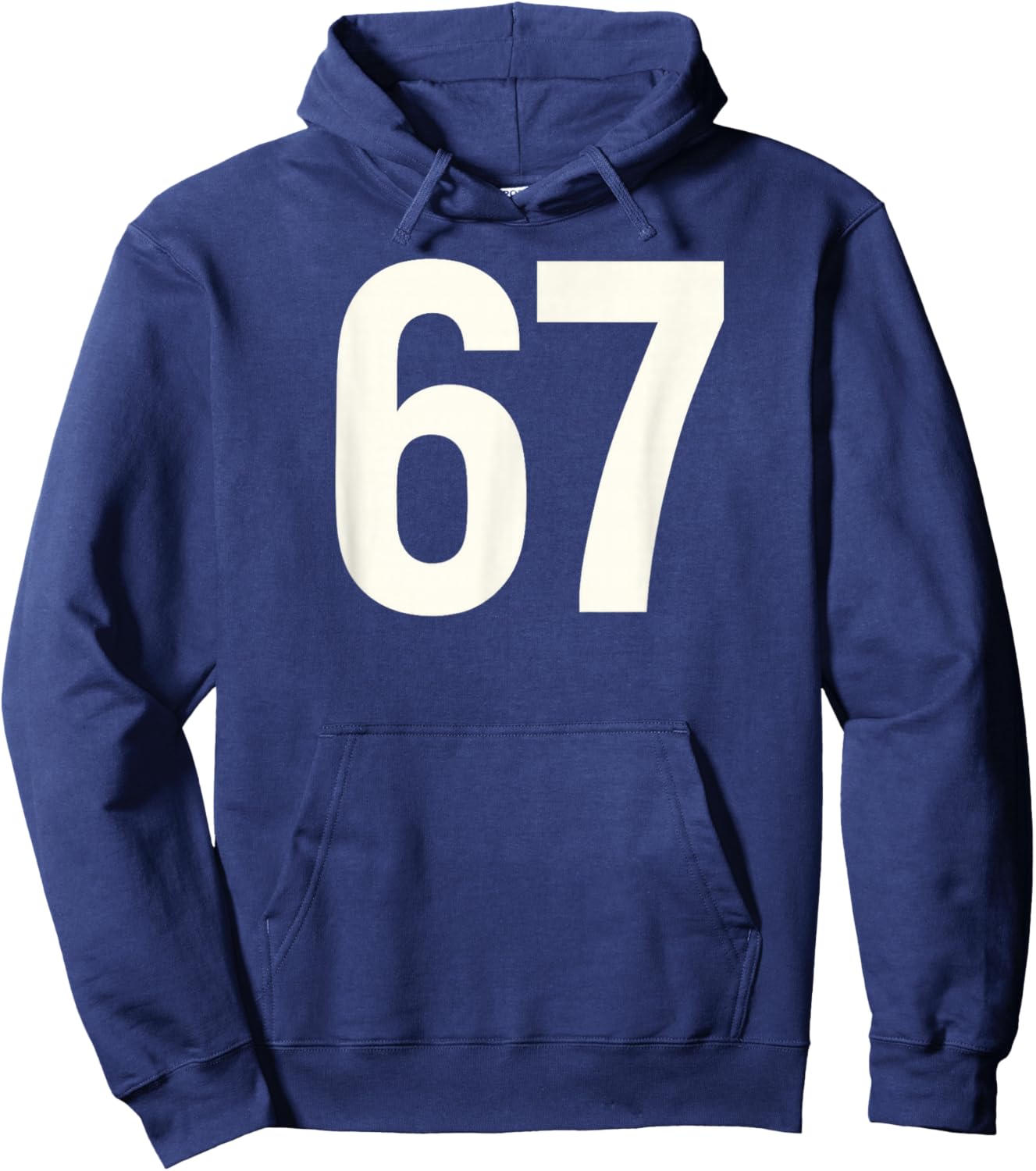 67 Meme Alpha Gen-Z Aura Energy Style Hoodie - Hoodie | Navy