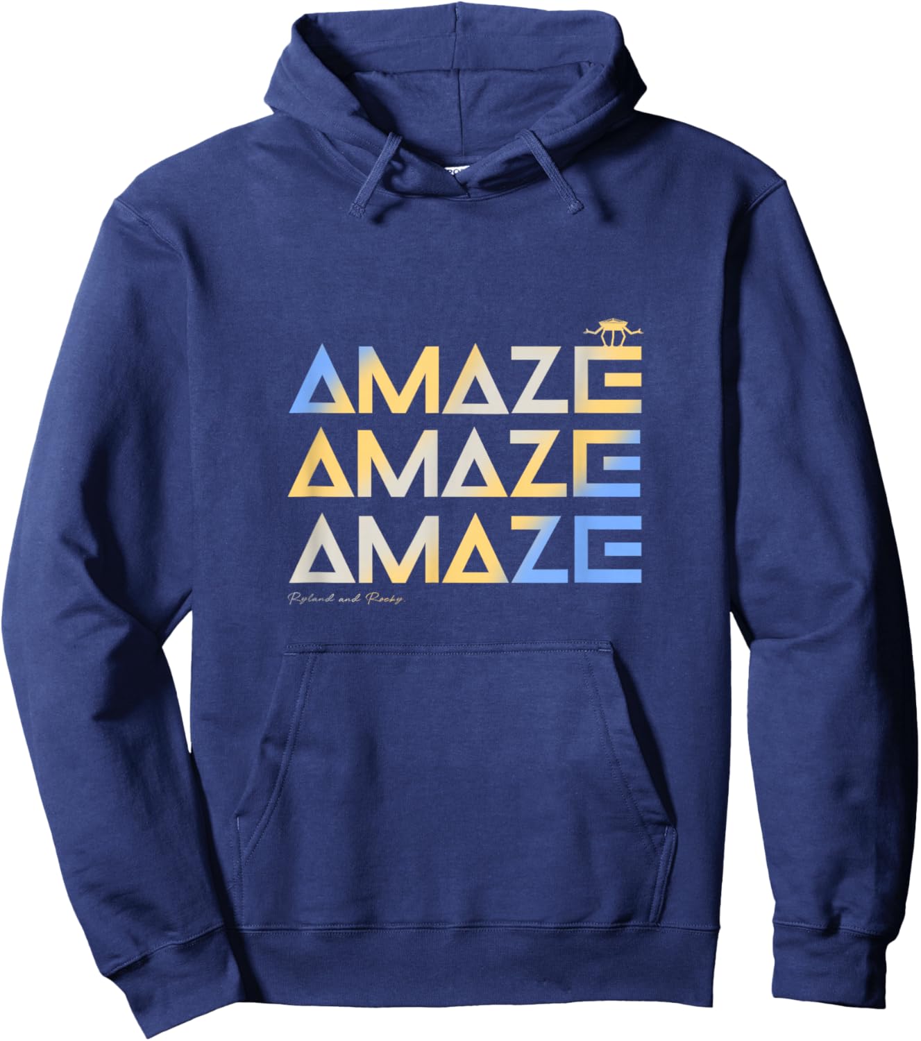 Funny Space Quote Amaze. Project Hoodie - Hoodie | Navy