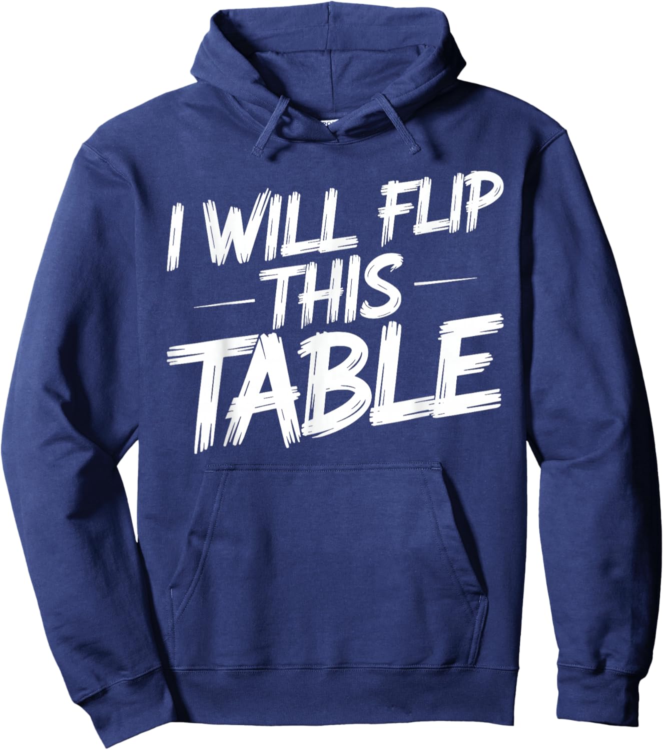 I Will Flip This Table Board Games Rage Quit Hoodie - Hoodie | Navy