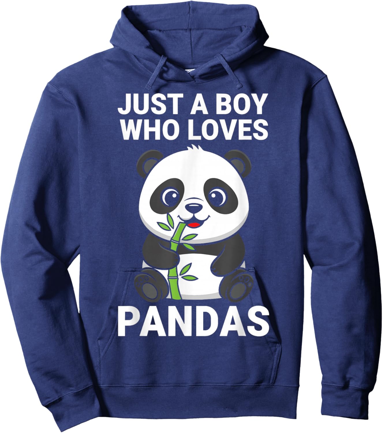 Just A Boy Who Loves Pandas Hoodie - Hoodie | Navy