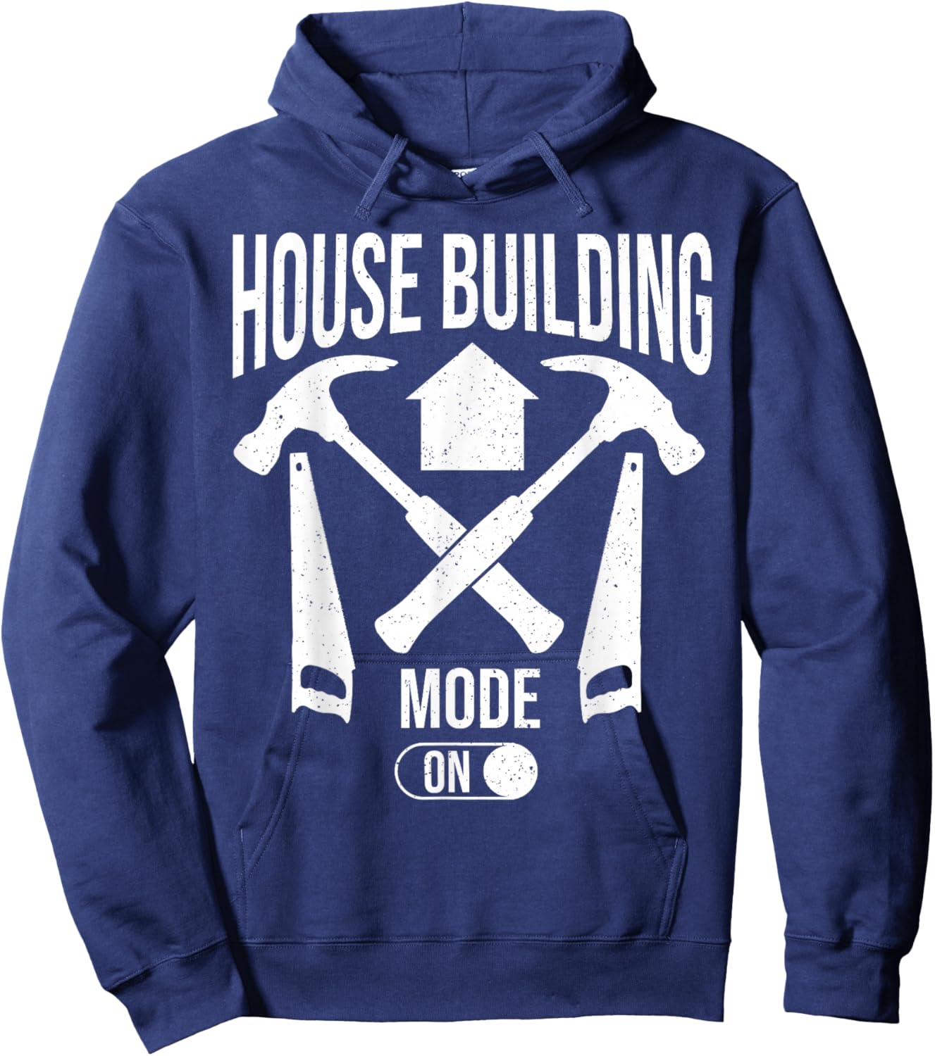 House Builder Carpenter Contractor Construction Hoodie - Hoodie | Navy
