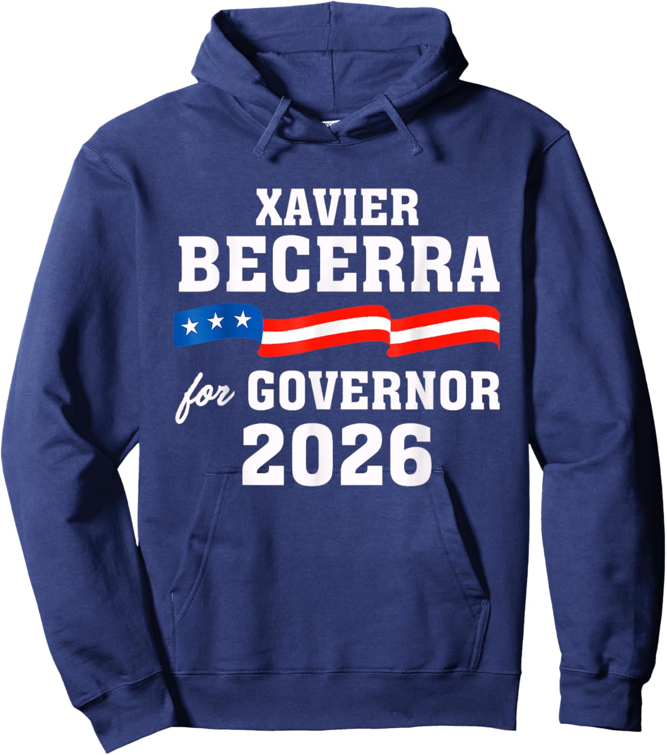 Xavier Becerra for Governor of California 2026 Hoodie - Hoodie | Navy