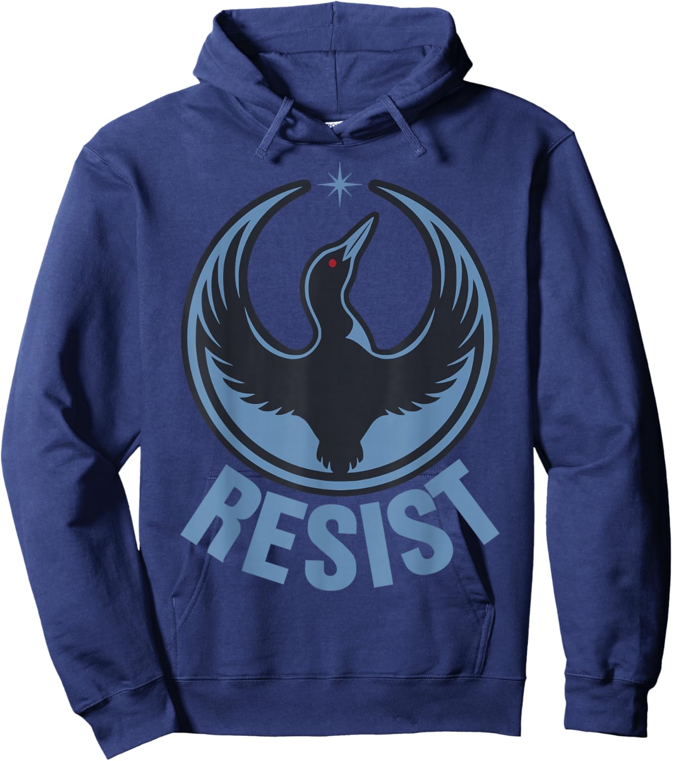Minnesota Rebel Loon Alliance Resist Symbol MN Hoodie - Hoodie | Navy