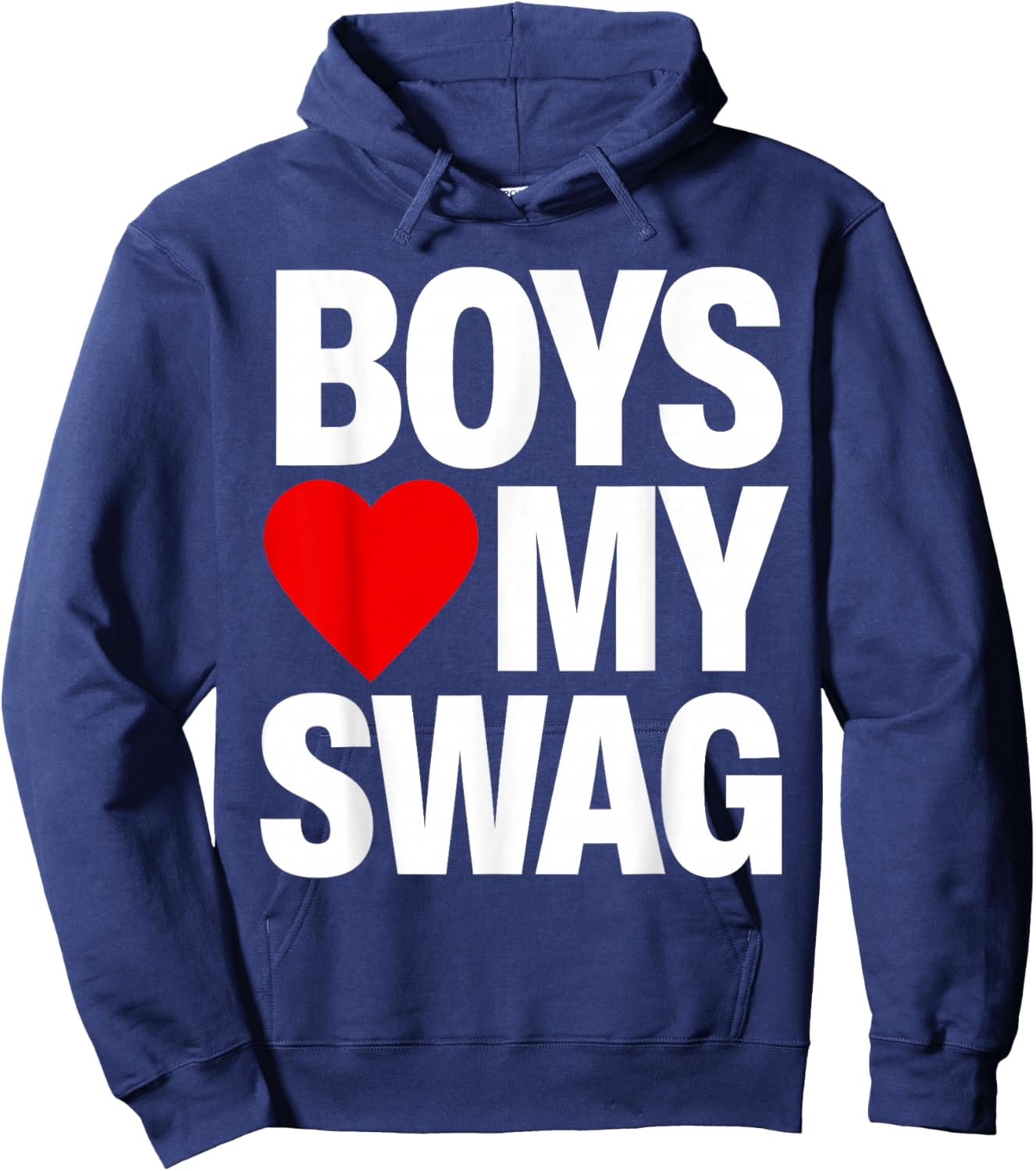 Boys Love My Swag Hoodie - Hoodie | Navy