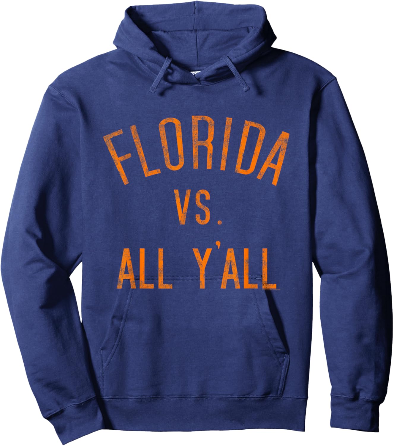 Florida Vs All Yall Funny Quote Vintage Retro Hoodie - Hoodie | Navy