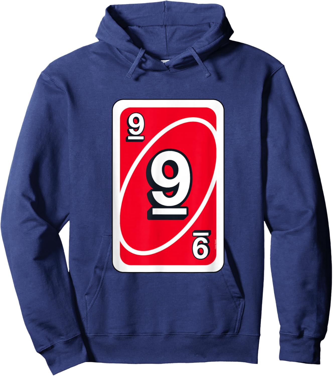 UNO Halloween Red 9" Card Hoodie - Hoodie | Navy