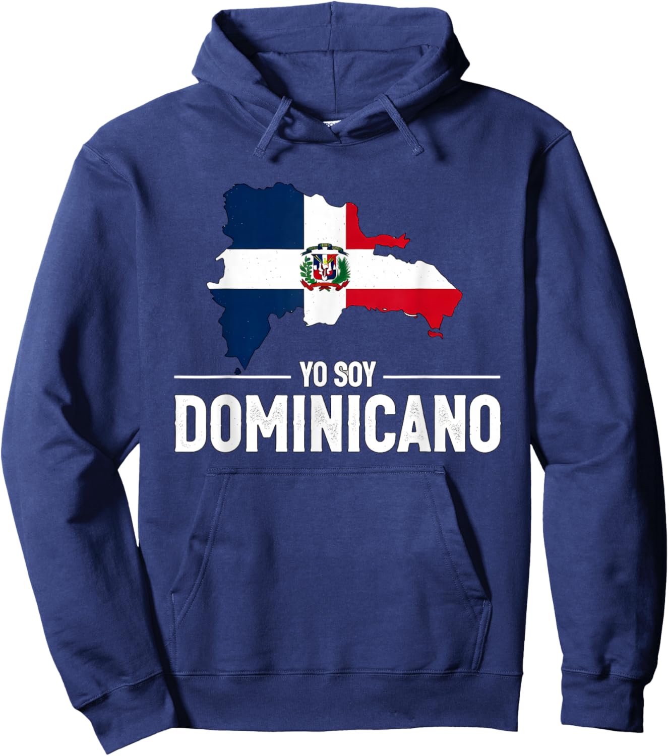 Yo Soy Dominicano Dominican Republic Flag Hoodie - Hoodie | Navy