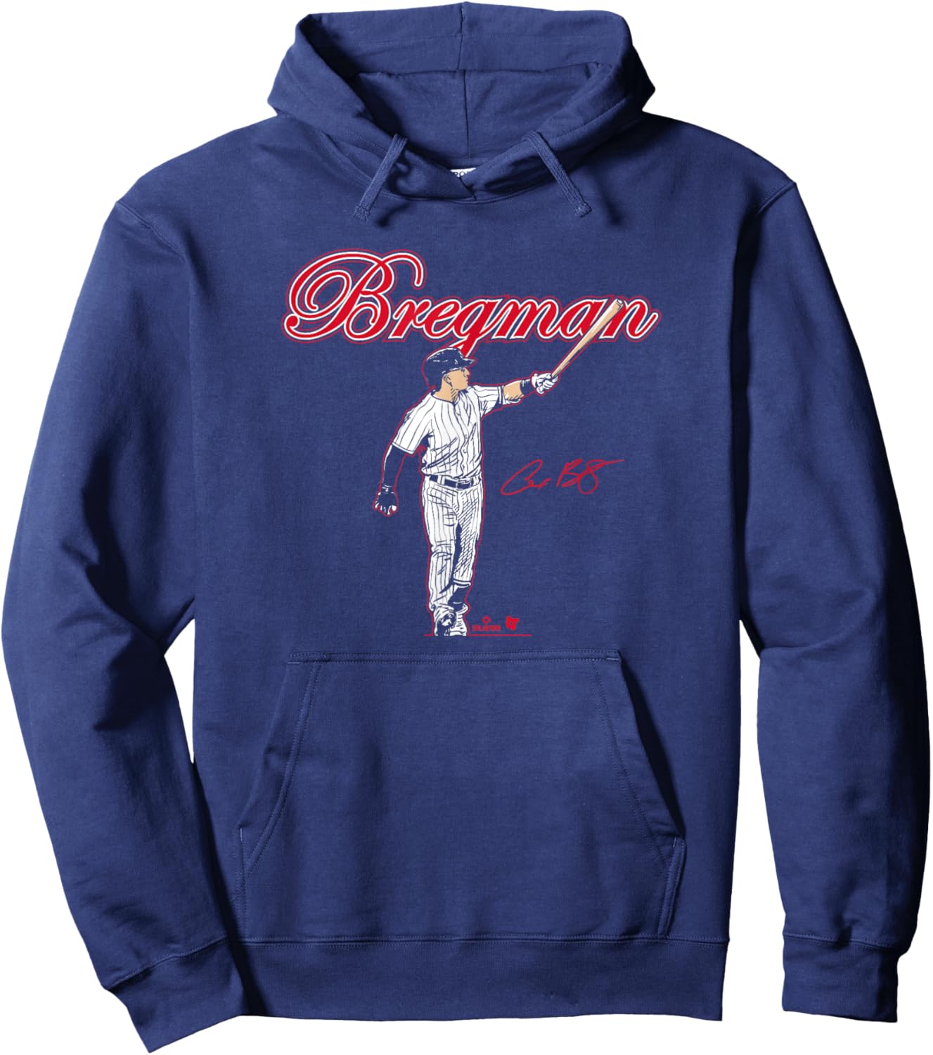 Alex Bregman - Slugger Swing - Chicago Baseball Hoodie - Hoodie | Navy