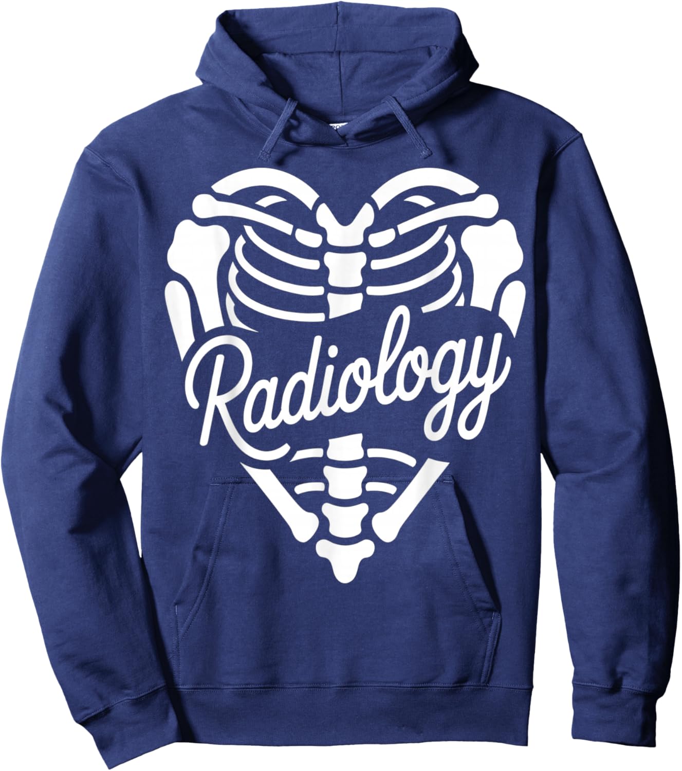 Radiology Heart Skeleton Xray Tech Hoodie - Hoodie | Navy