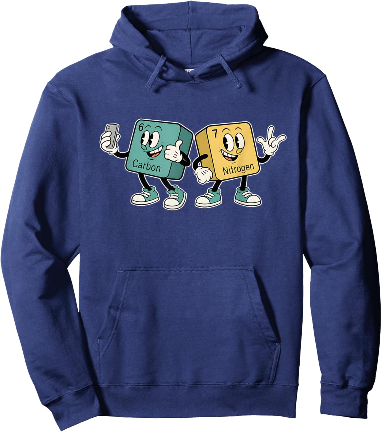 67 Science Shirt - Carbon Nitrogen 6-7 Hoodie - Hoodie | Navy