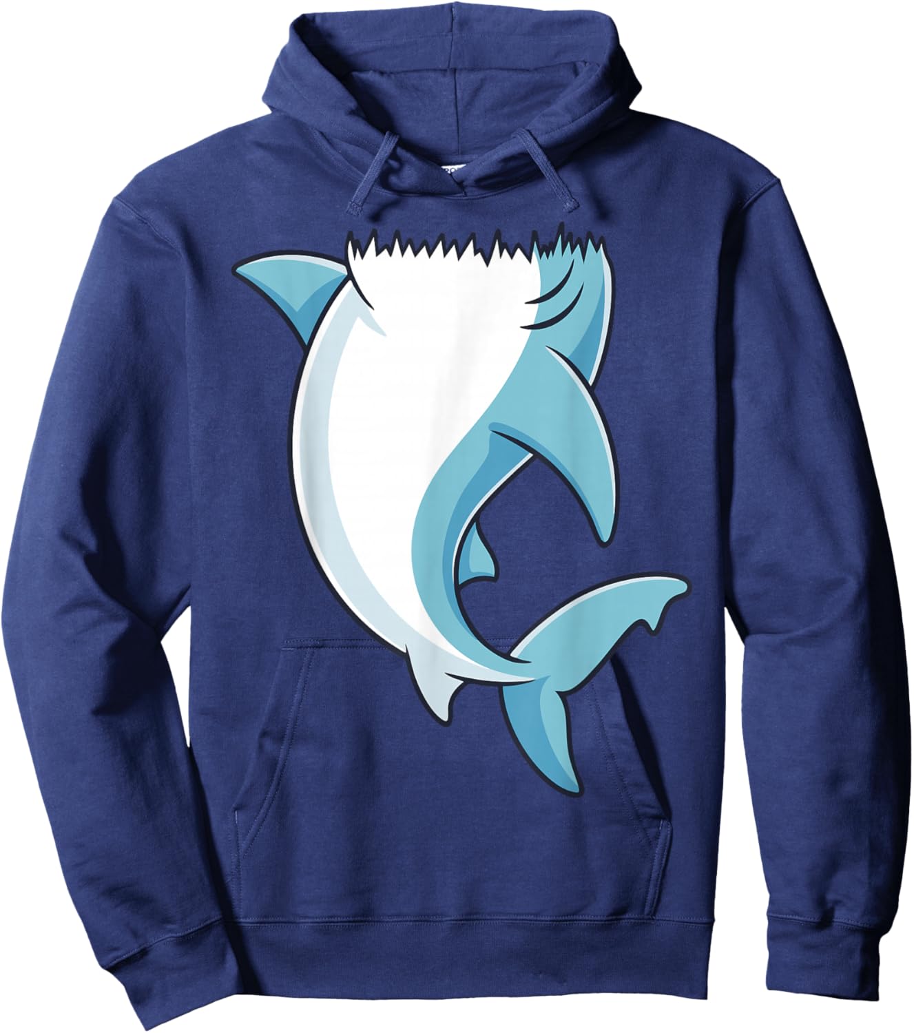 Shark Shirt Adult Kids Men Women Shark Costume Hoodie - Hoodie | Navy