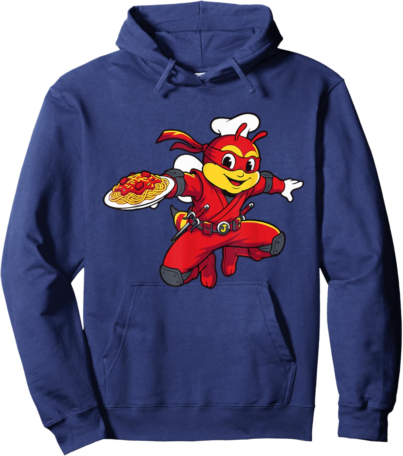 Jolly Bee A Ninja Filipino Spaghetti Hoodie - Hoodie | Navy