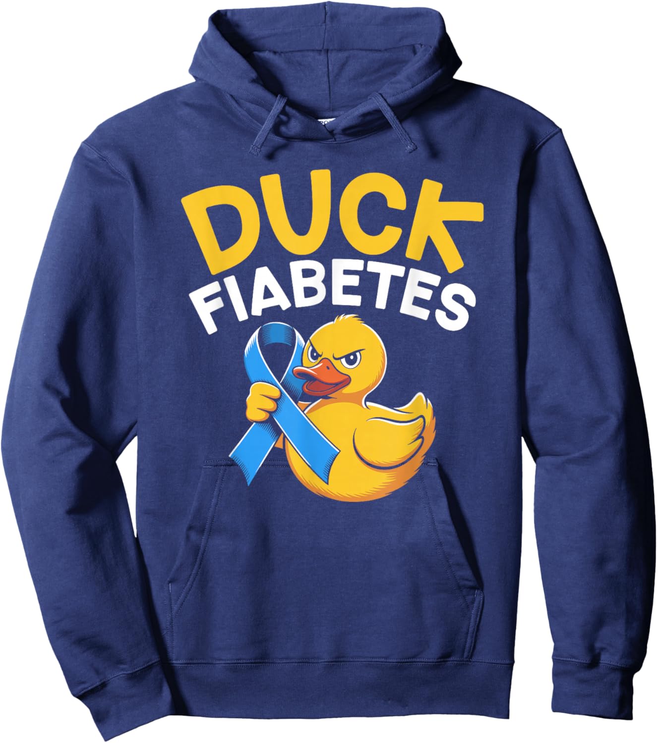 Duck Fiabetes Diabetes T1D Hoodie - Hoodie | Navy